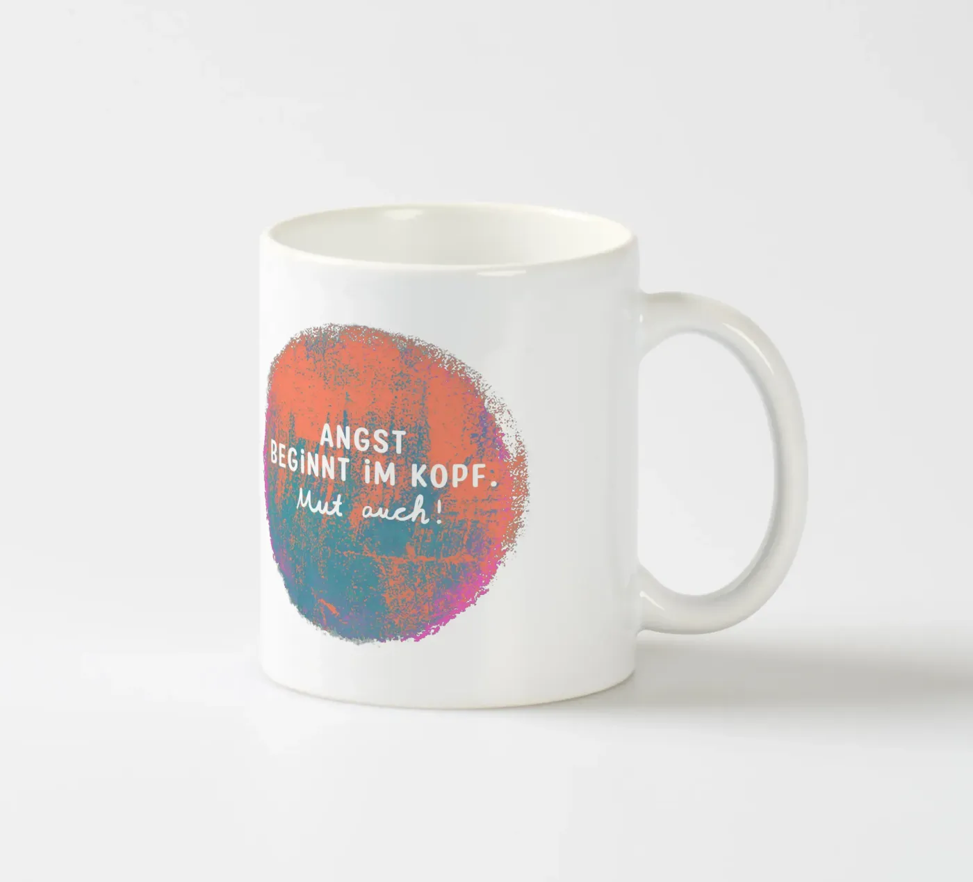 Courage too! ceramic mug by Julia Reyelt
