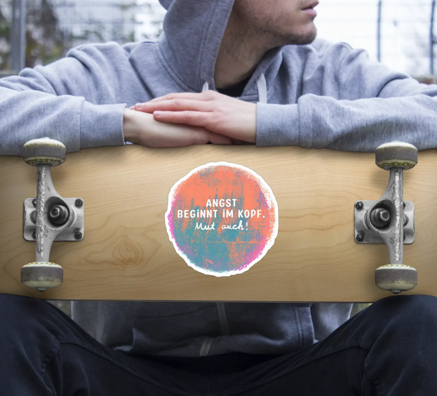 Courage too! sticker by Julia Reyelt