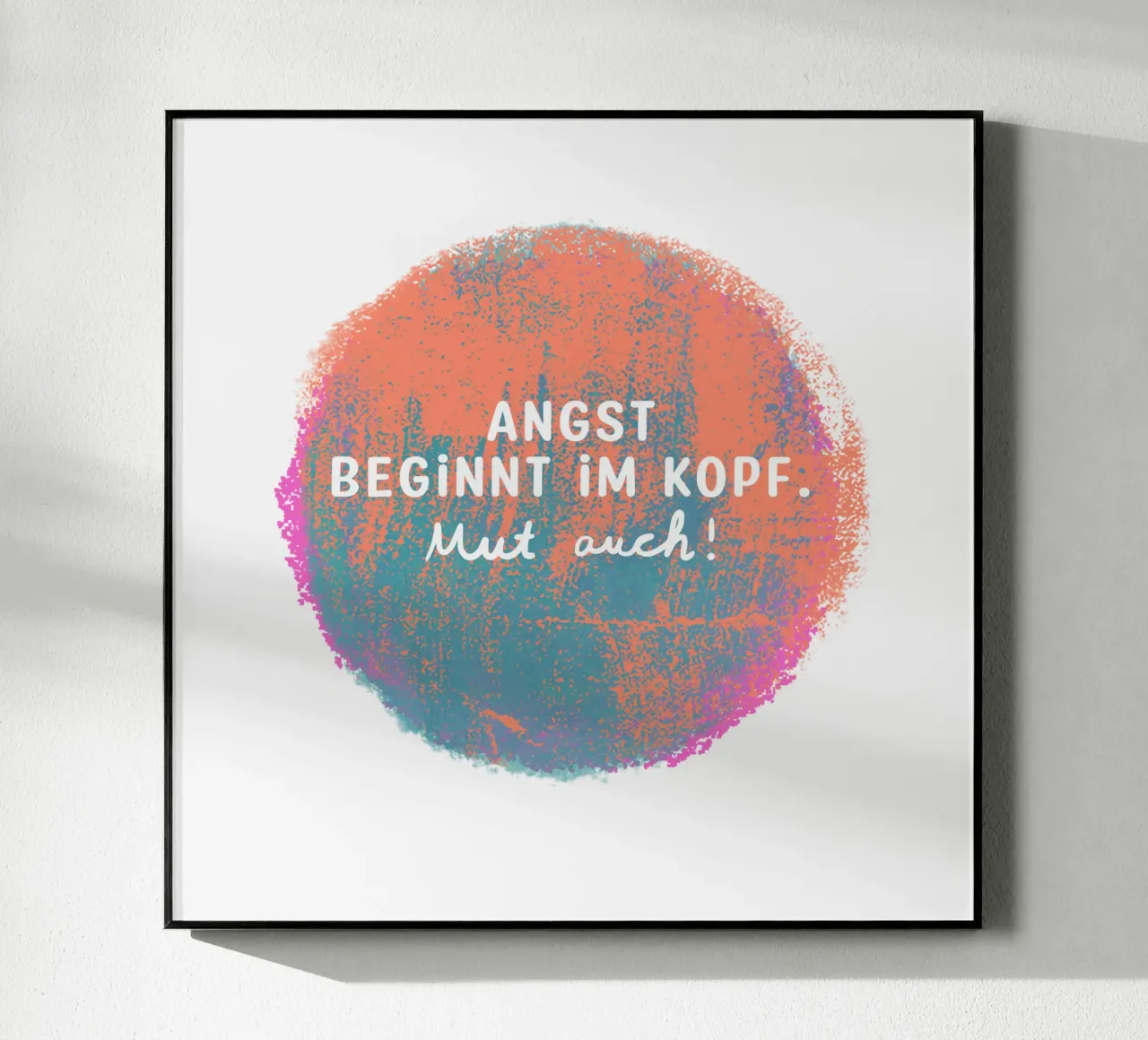 Coraggio anche! plexiglass da Julia Reyelt