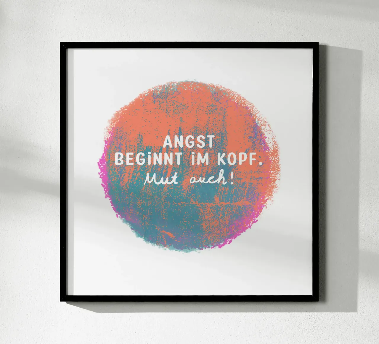 Moed ook! poster van Julia Reyelt