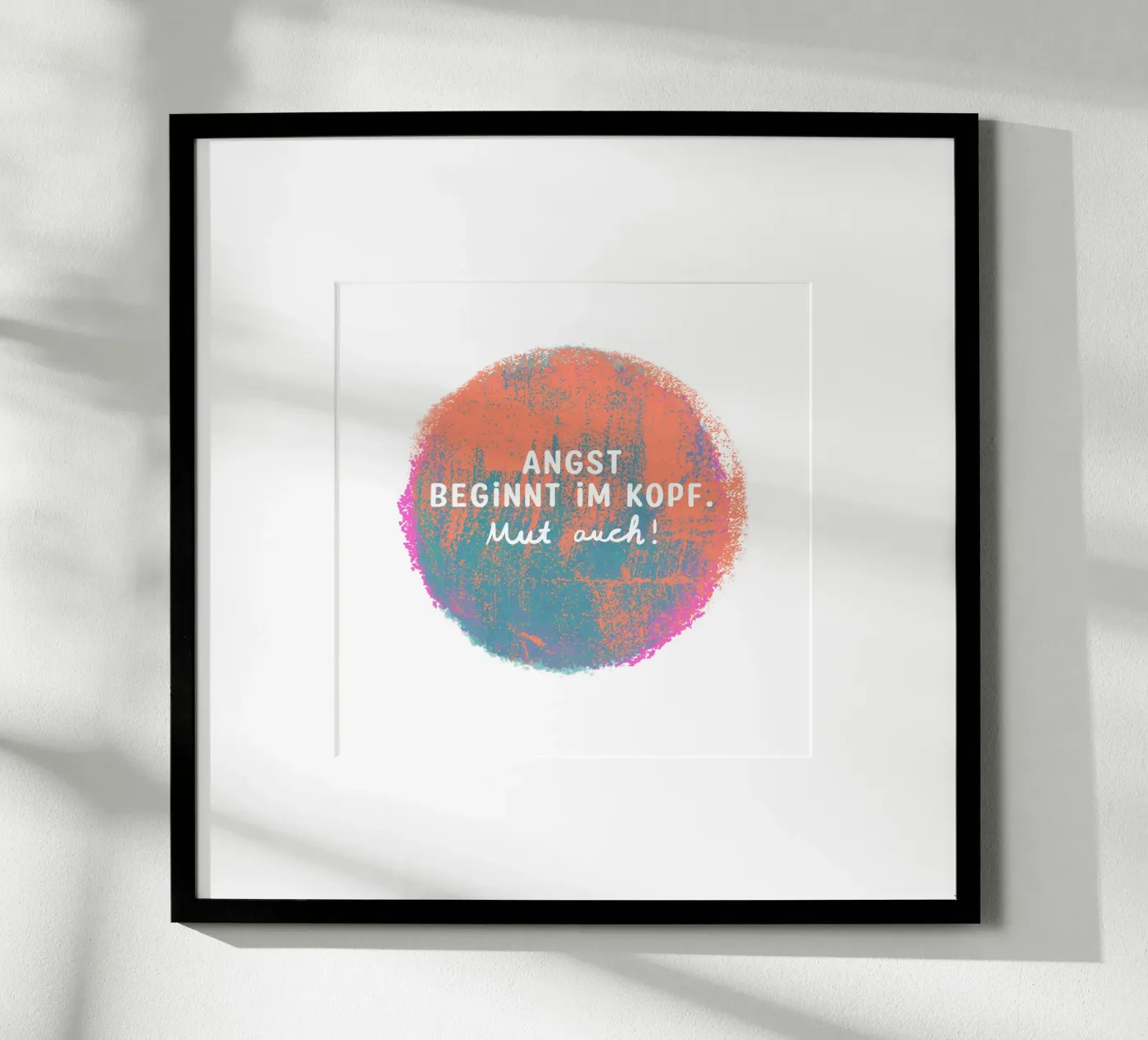 Moed ook! poster van Julia Reyelt