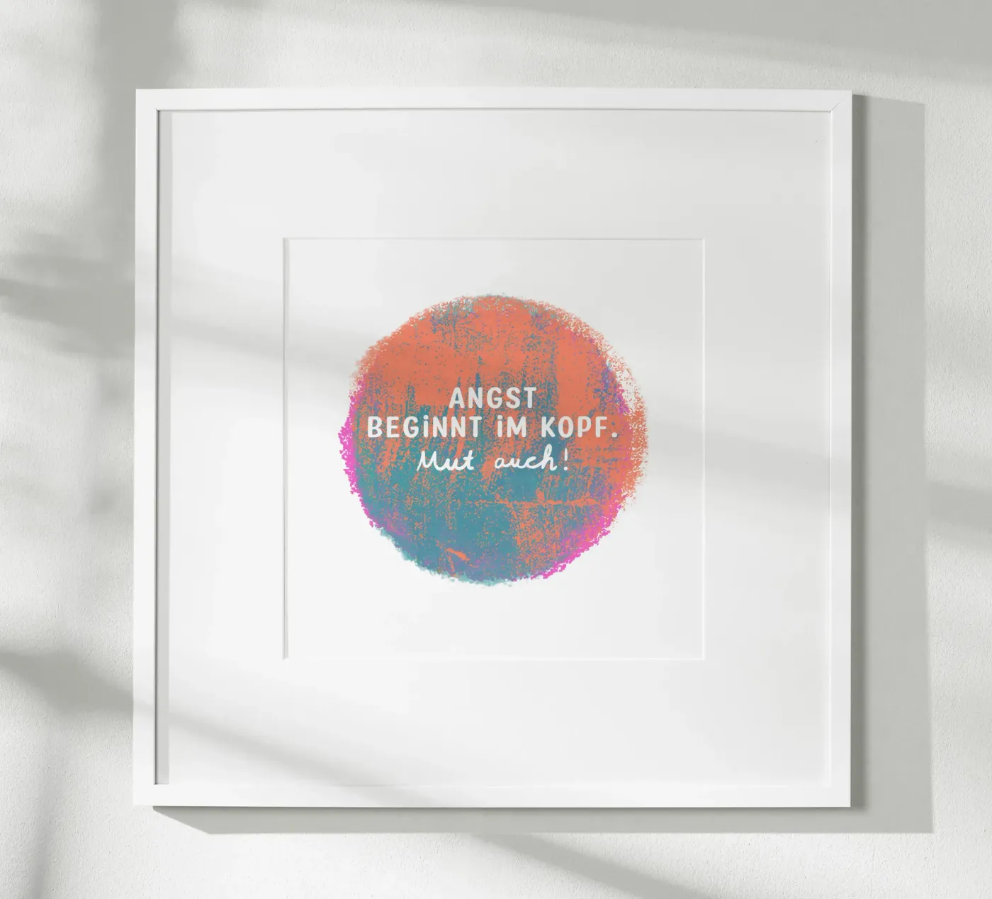 Moed ook! poster van Julia Reyelt