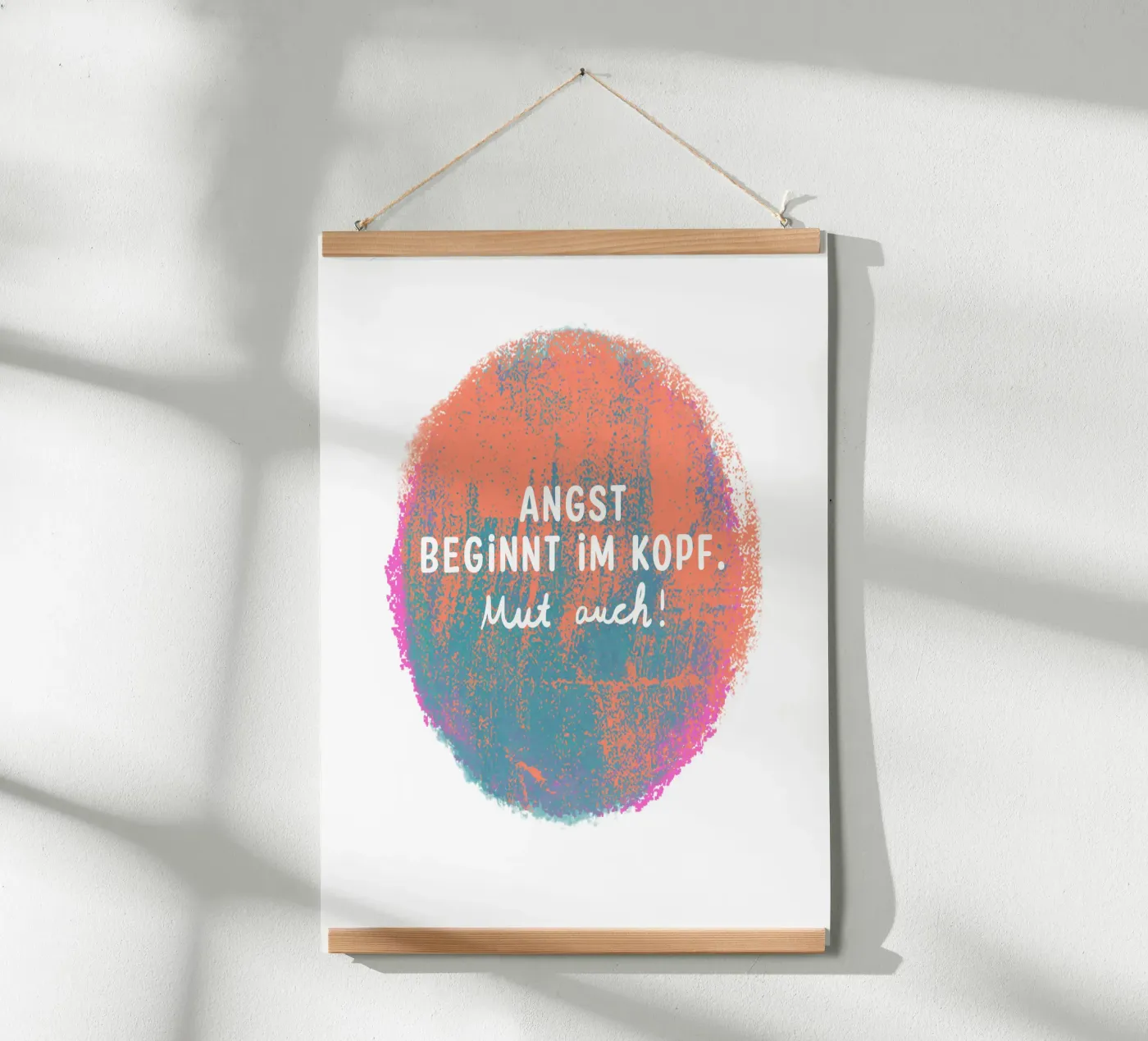 Moed ook! poster van Julia Reyelt