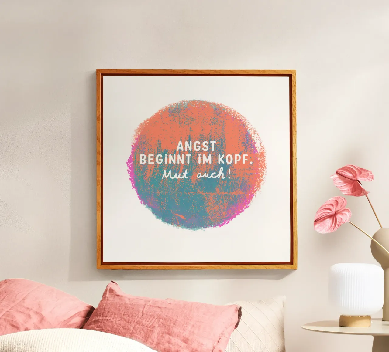 Anche il coraggio! 2 plexiglass da Julia Reyelt