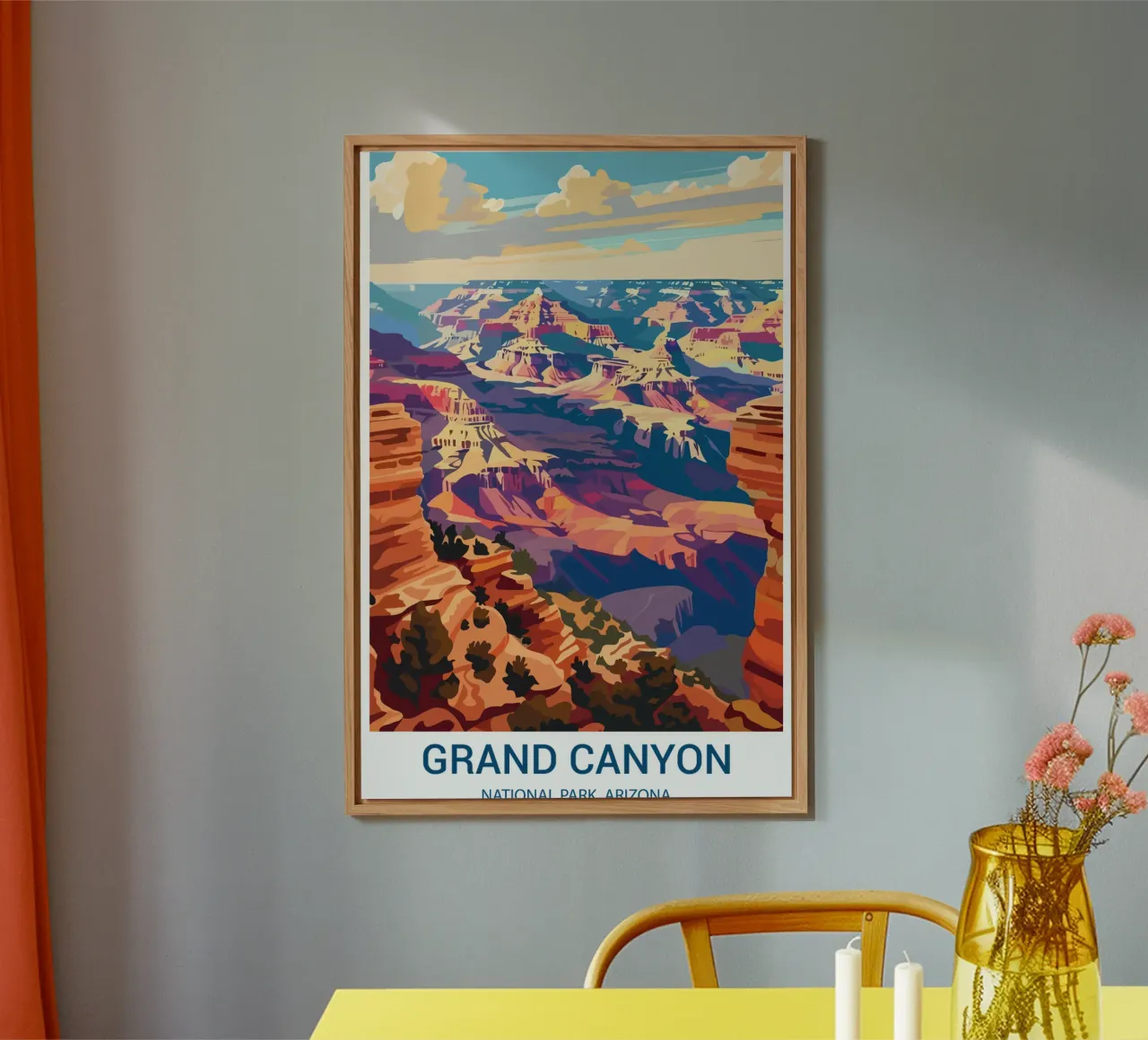 Grand-Canyon-Nationalpark, Arizona, USA Alu-Dibond von Wanderlust Vibes