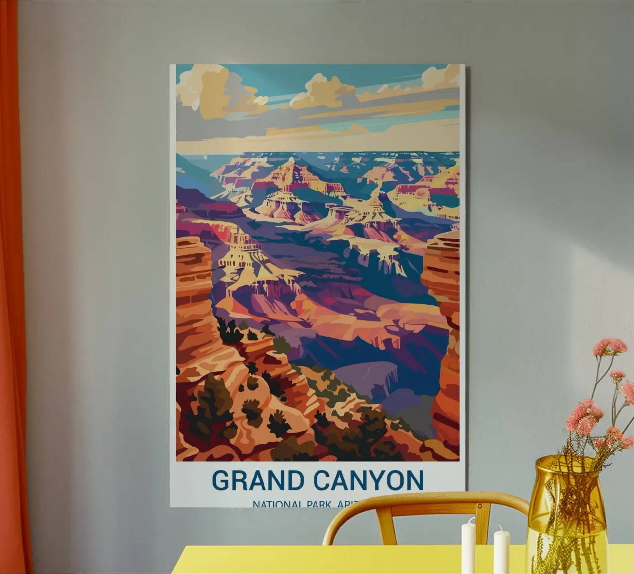 Grand-Canyon-Nationalpark, Arizona, USA Alu-Dibond von Wanderlust Vibes