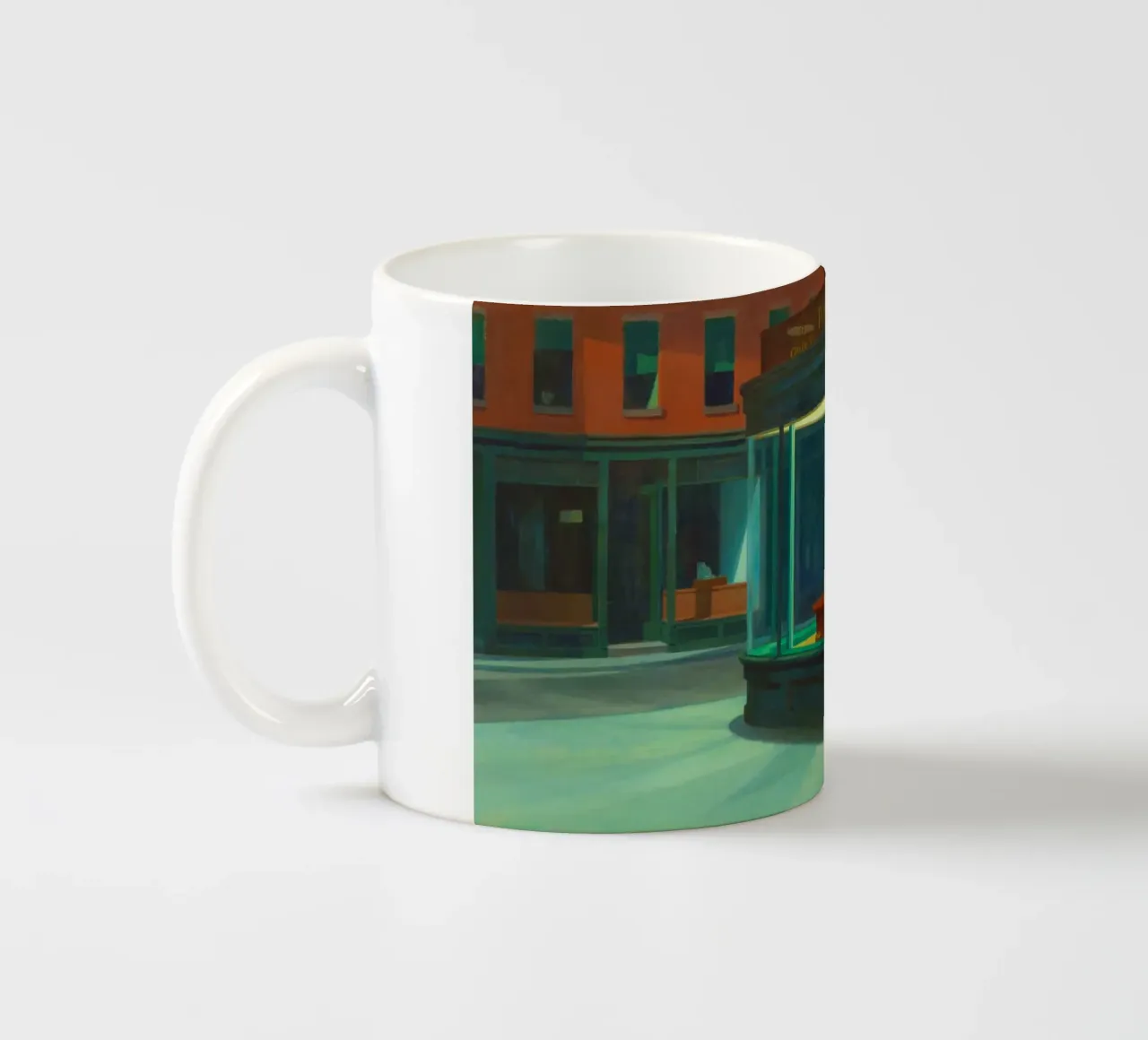 Nighthawks di Edward Hopper tazza in ceramica da Classic Art Prints
