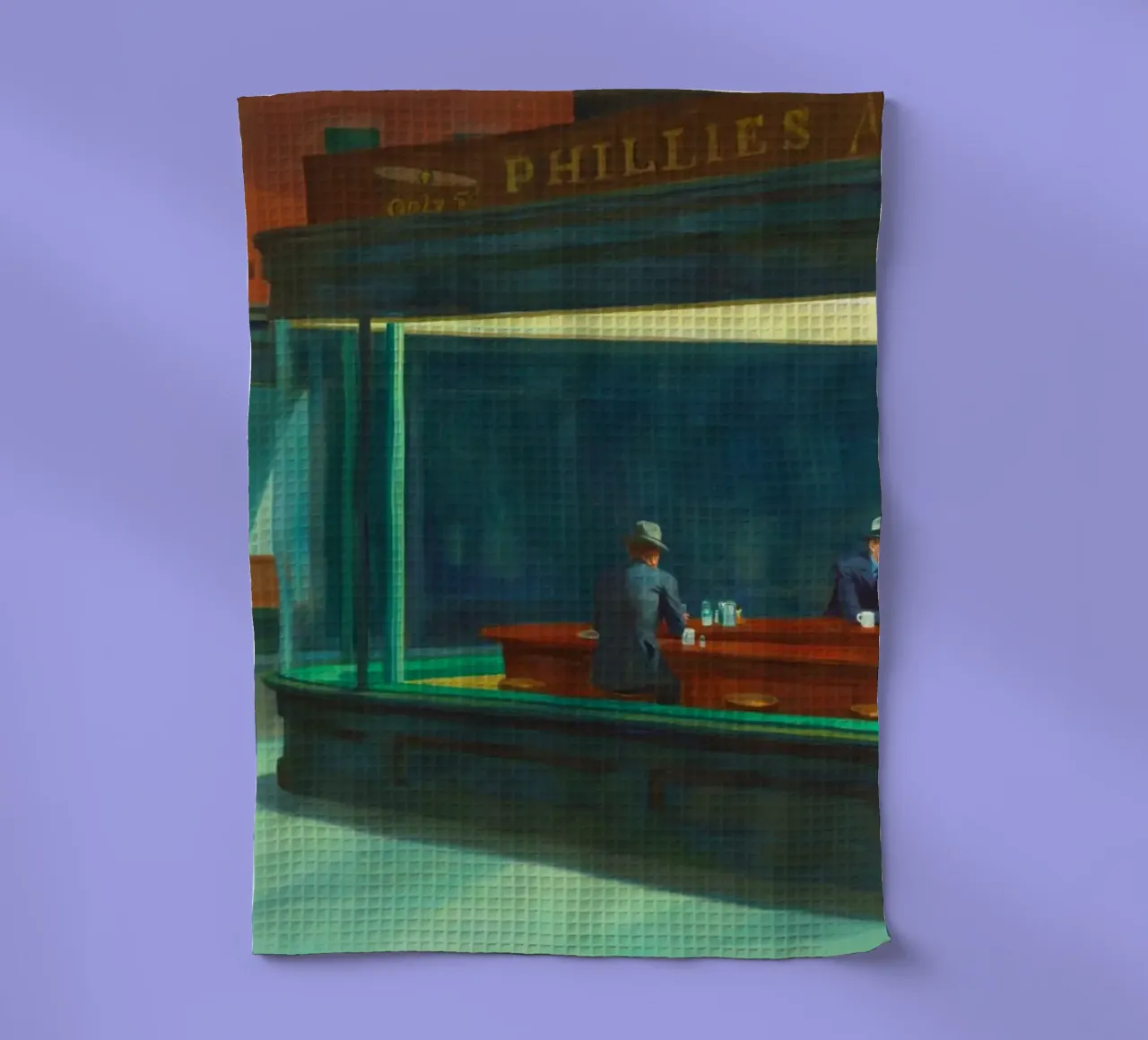 Nighthawks di Edward Hopper canovaccio da cucina da Classic Art Prints
