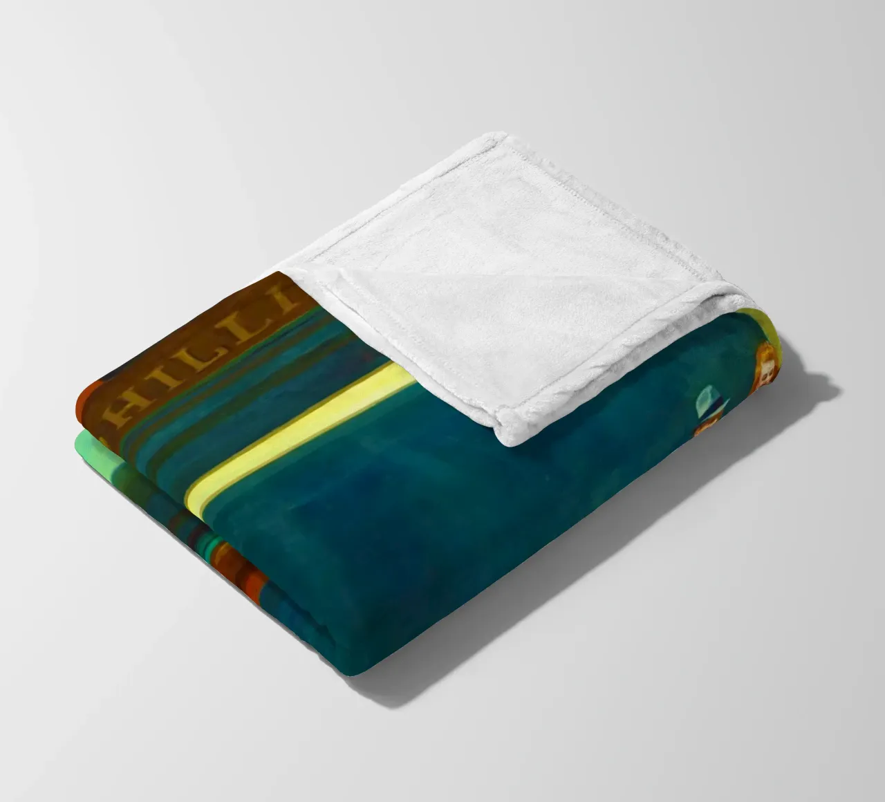 Nighthawks di Edward Hopper. coperta in pile da Chérie Prints