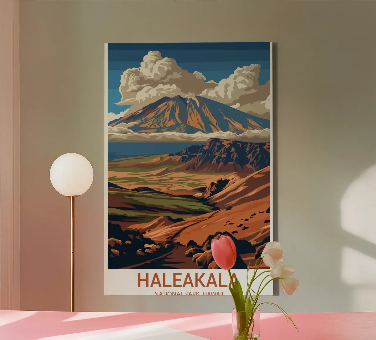 Nationaal park Haleakala, Hawaï, VS canvas met Baklijst van Wanderlust Vibes