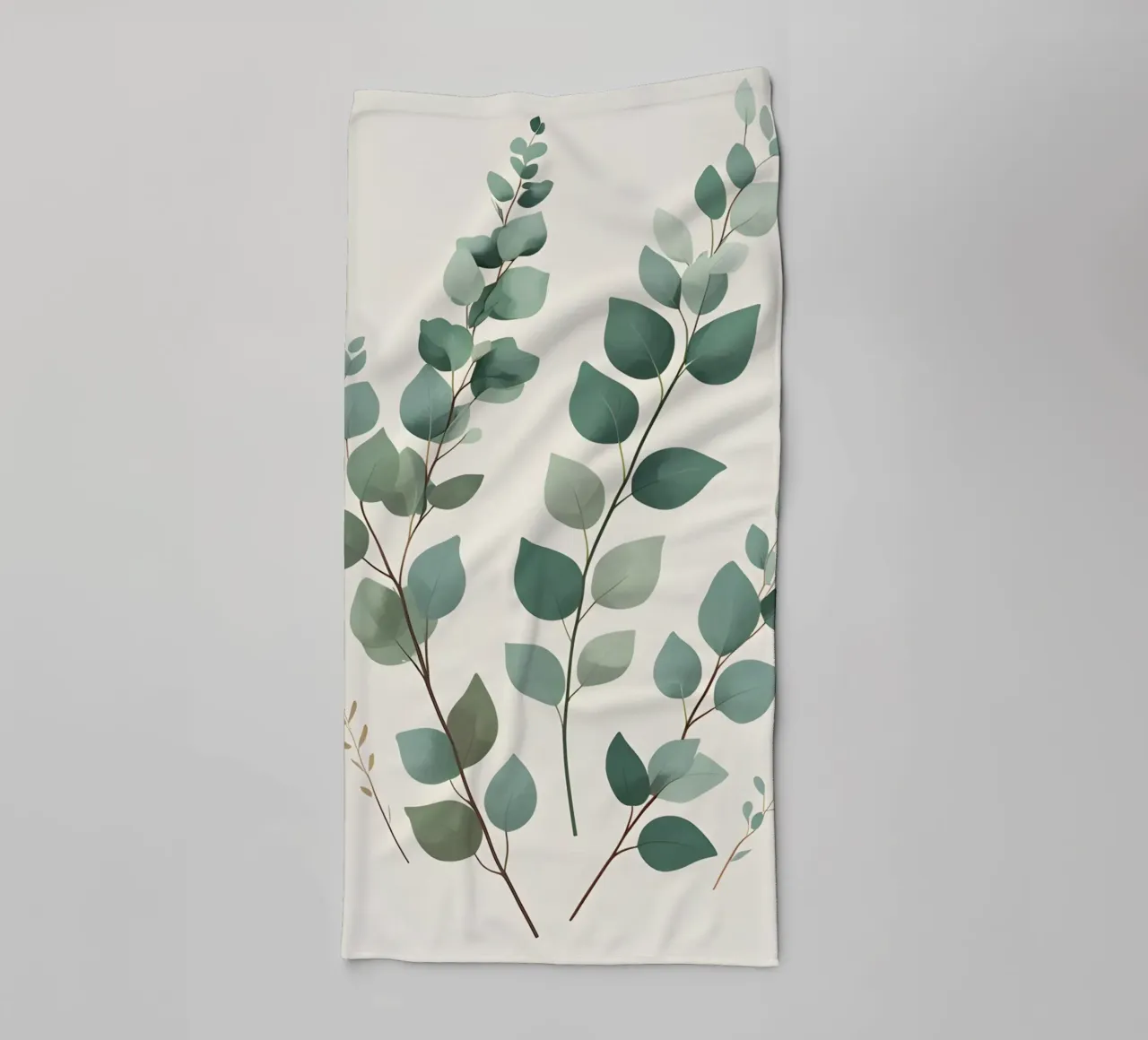 Eucalyptus - Multiple Stems towel by Botanical Gallery