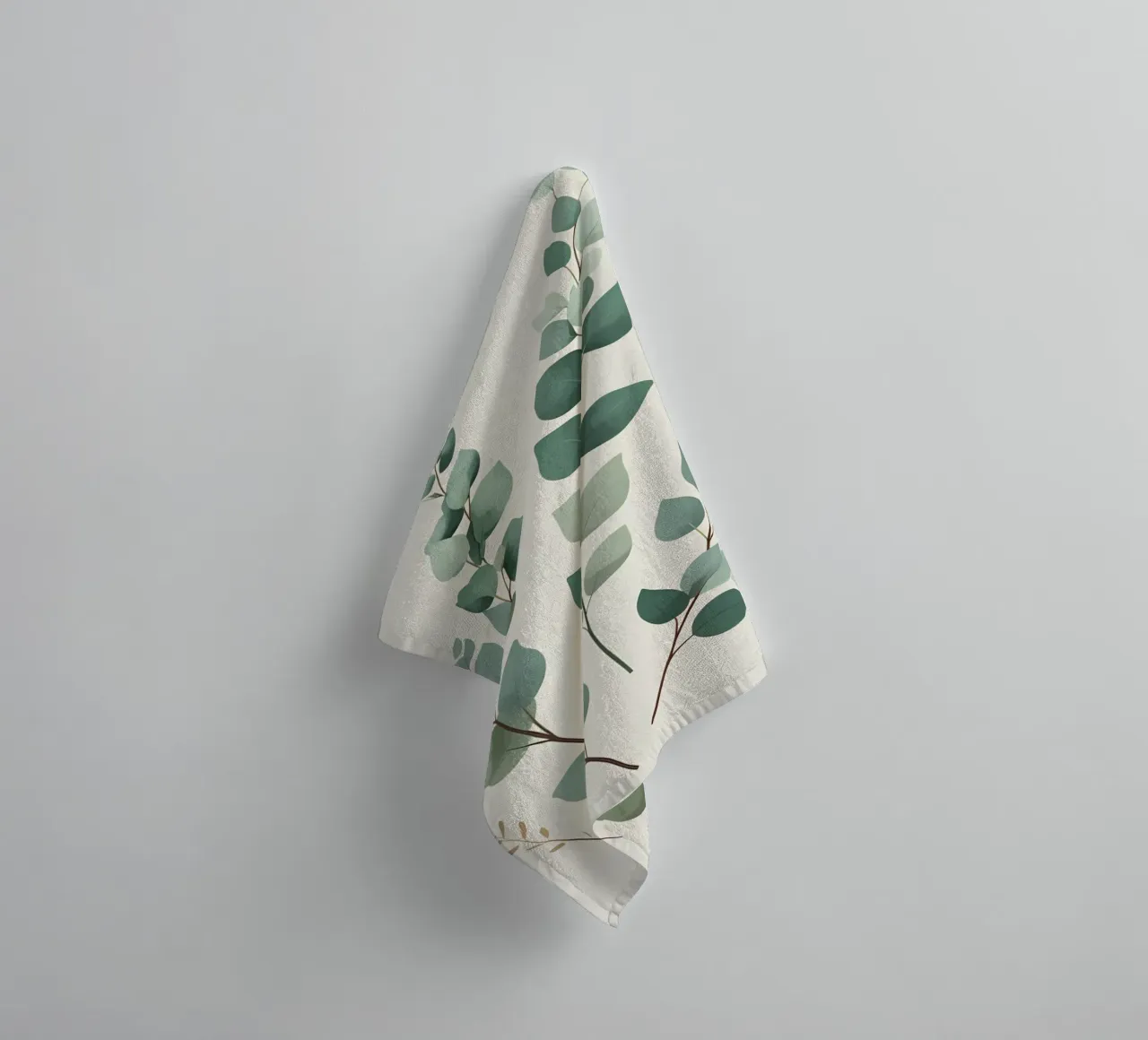 Eucalyptus - Multiple Stems towel by Botanical Gallery