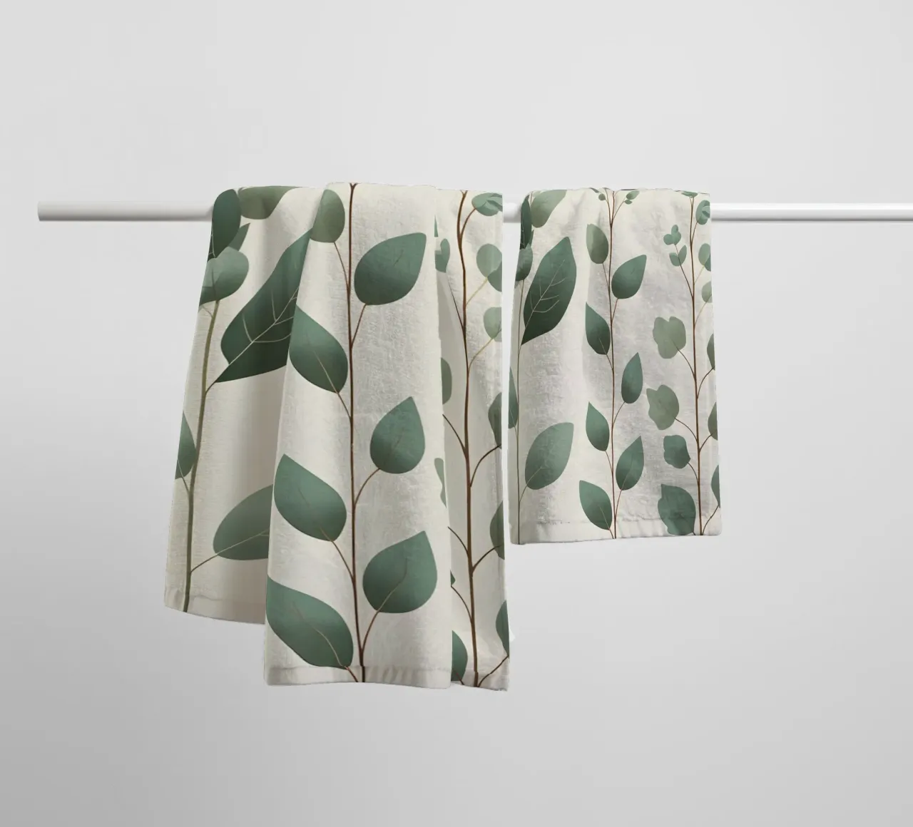 Eucalyptus - Multiple Stems towel by Botanical Gallery