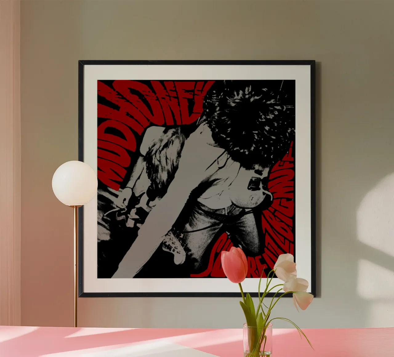 Maglietta classica Silhouette Rock Band poster da igoshdesigns
