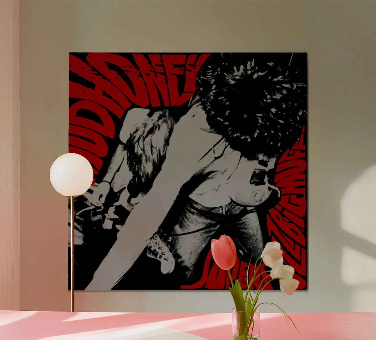Maglietta classica Silhouette Rock Band poster da igoshdesigns