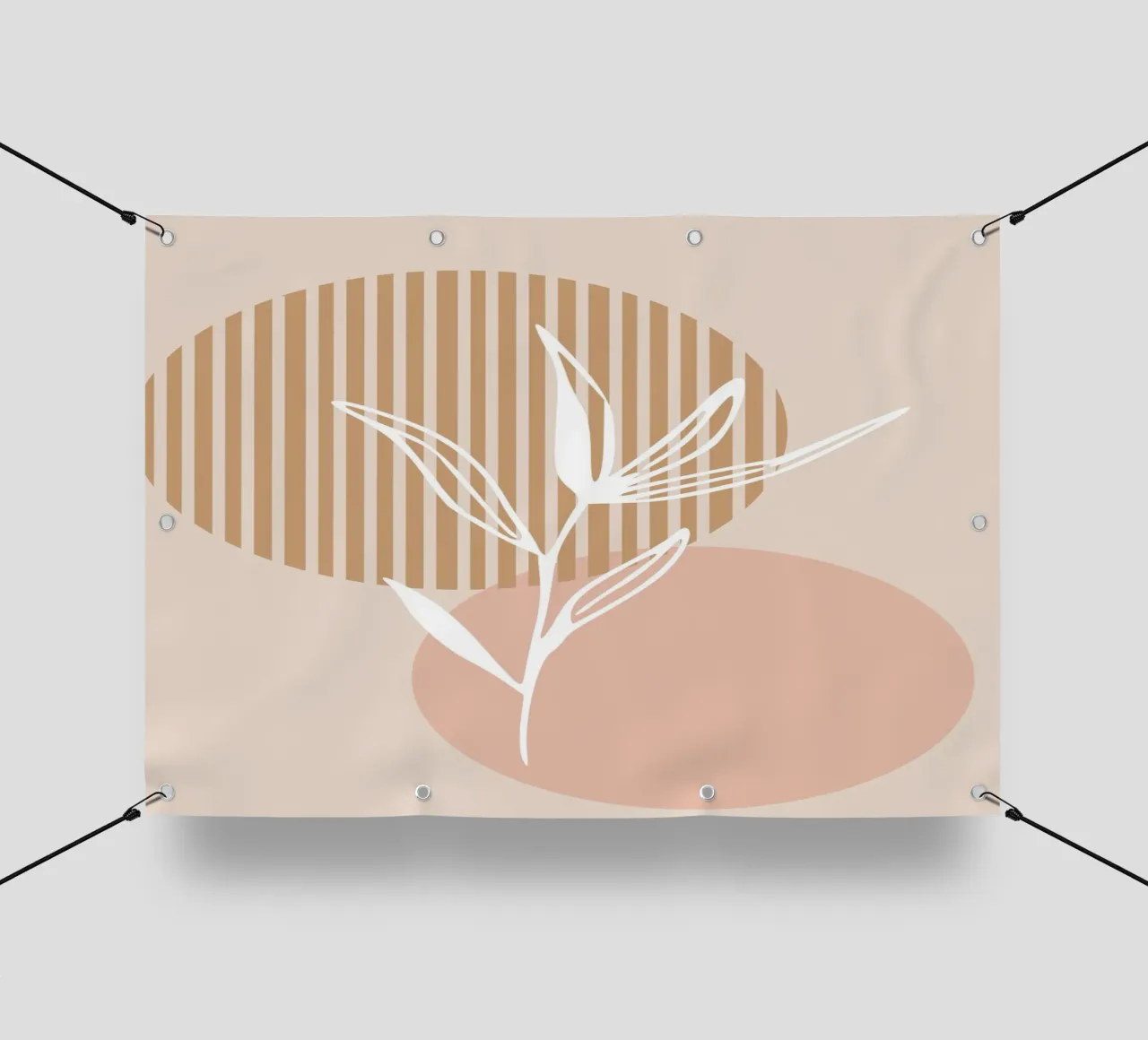 white sheet with circles telo in pvc da vintageshop