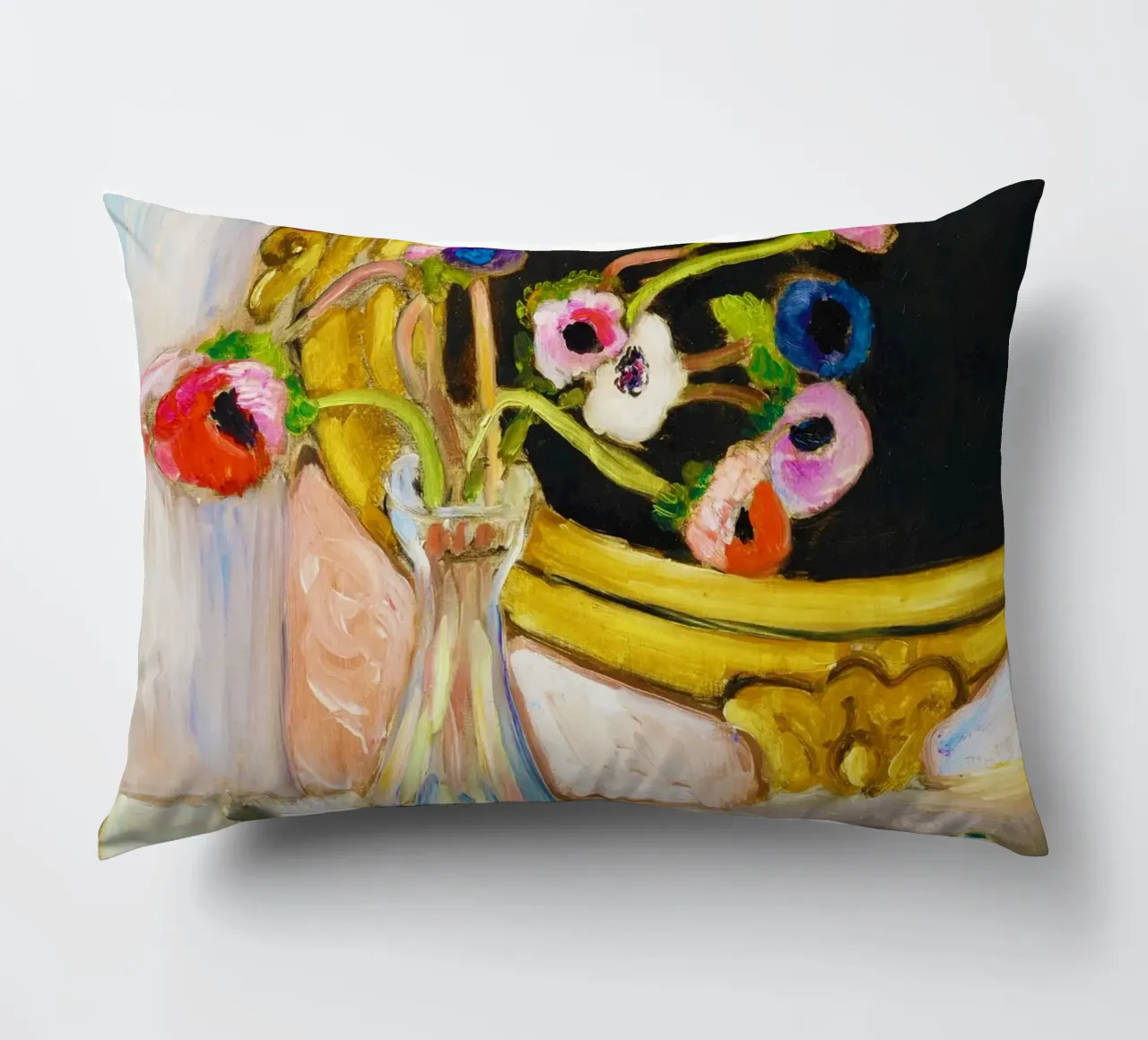 Anemoni con specchio nero (1919) di Henri Matisse cuscino da Venus Art