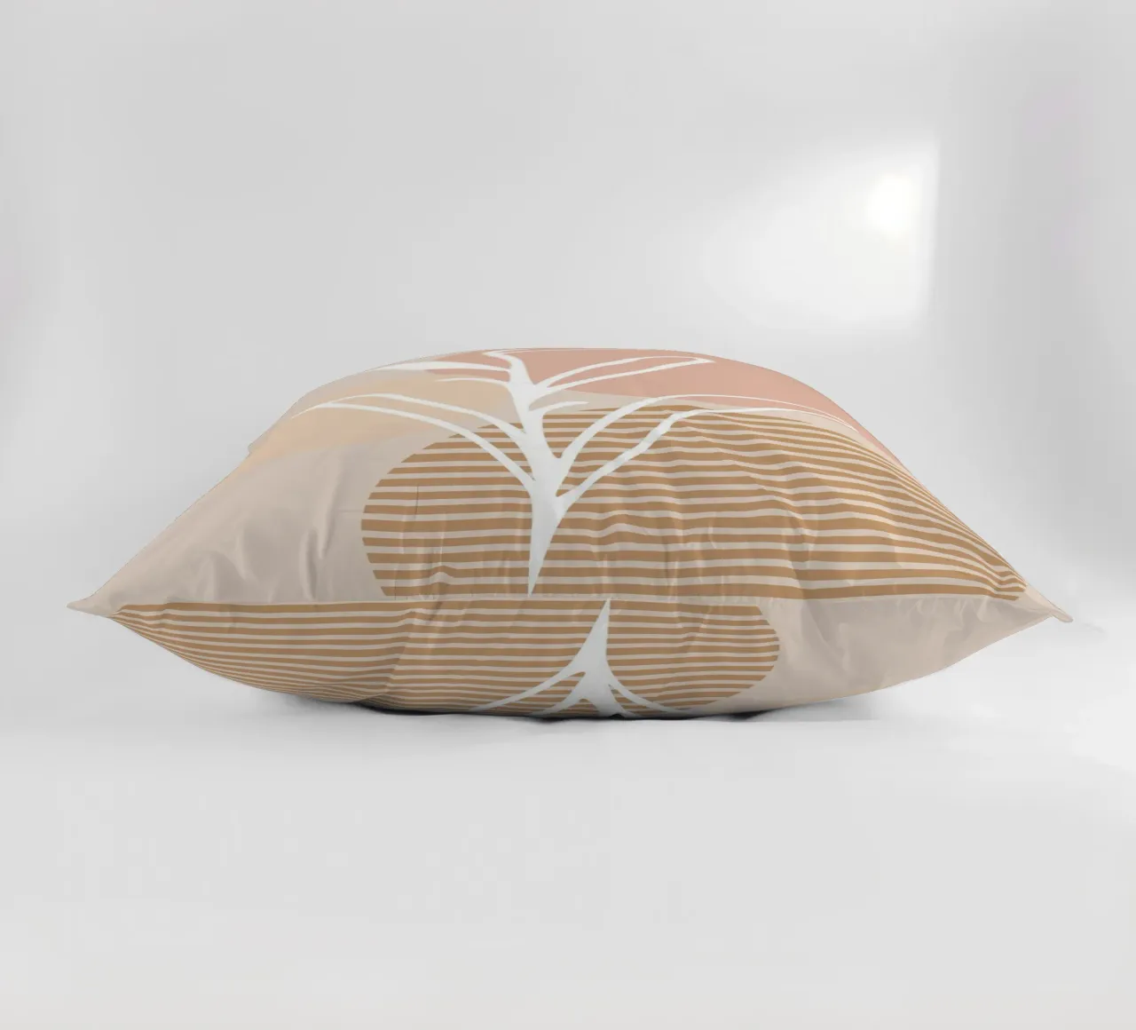 white sheet with even circles cuscino da vintageshop