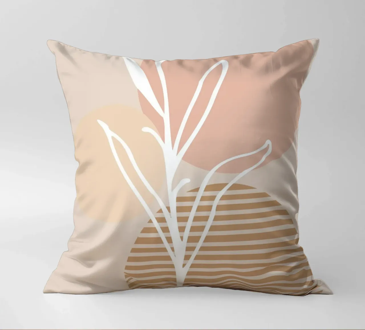 white sheet with even circles cuscino da vintageshop