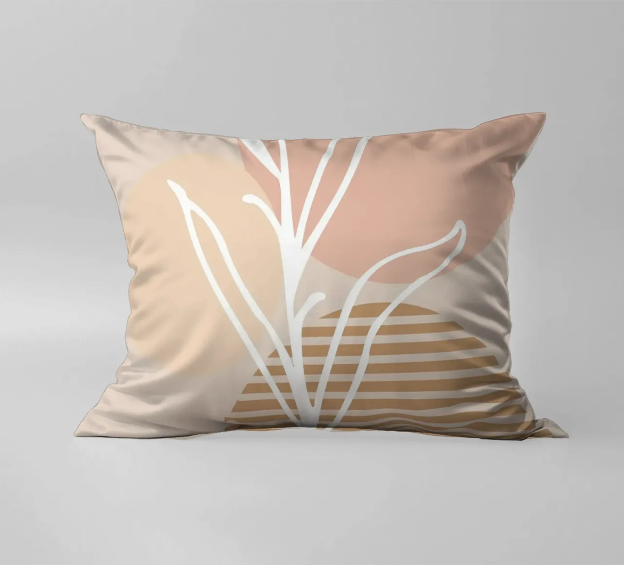 white sheet with even circles cuscino da vintageshop