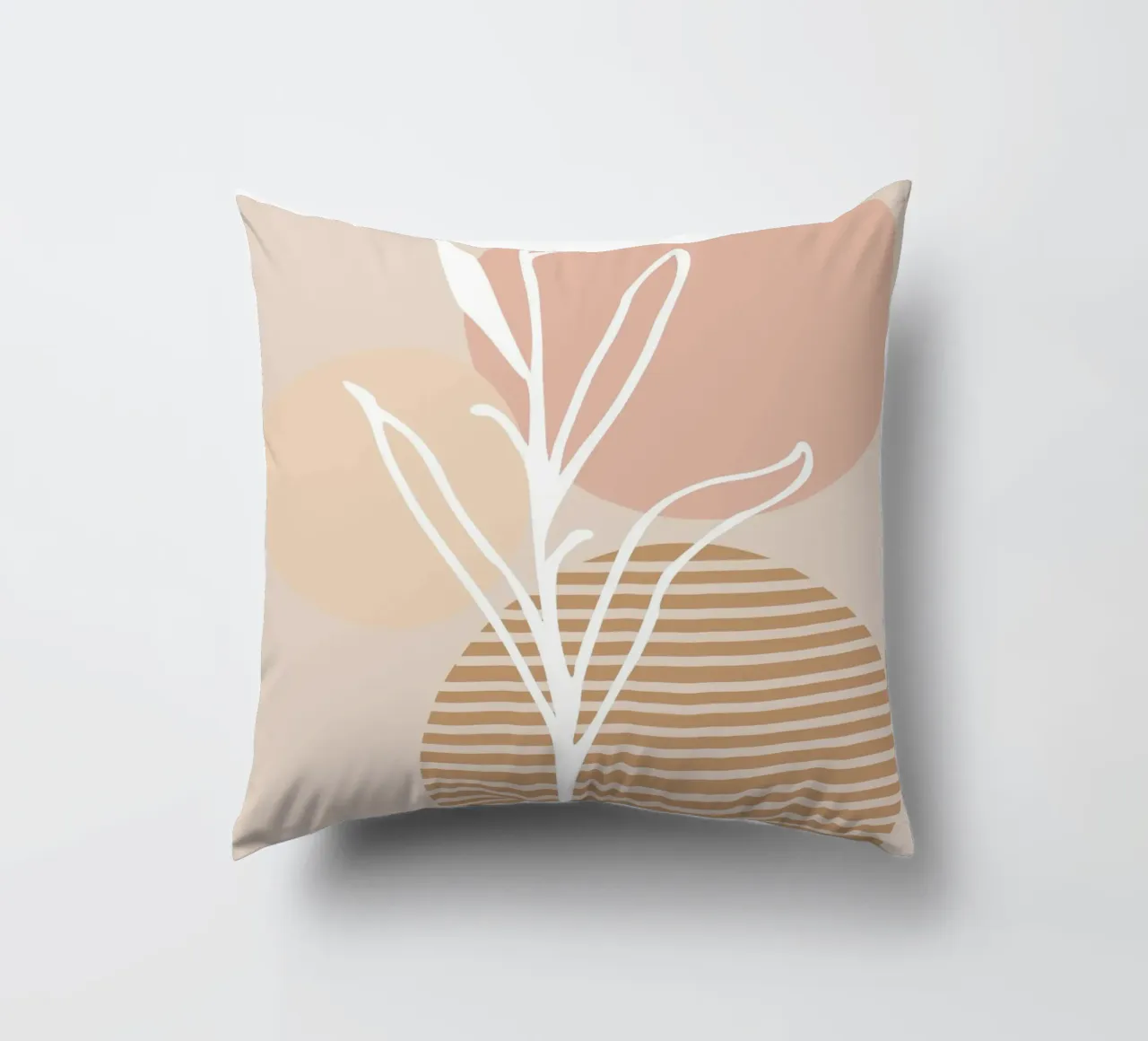 white sheet with even circles cuscino da vintageshop