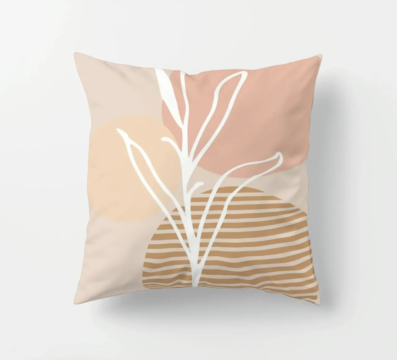 white sheet with even circles cuscino da vintageshop