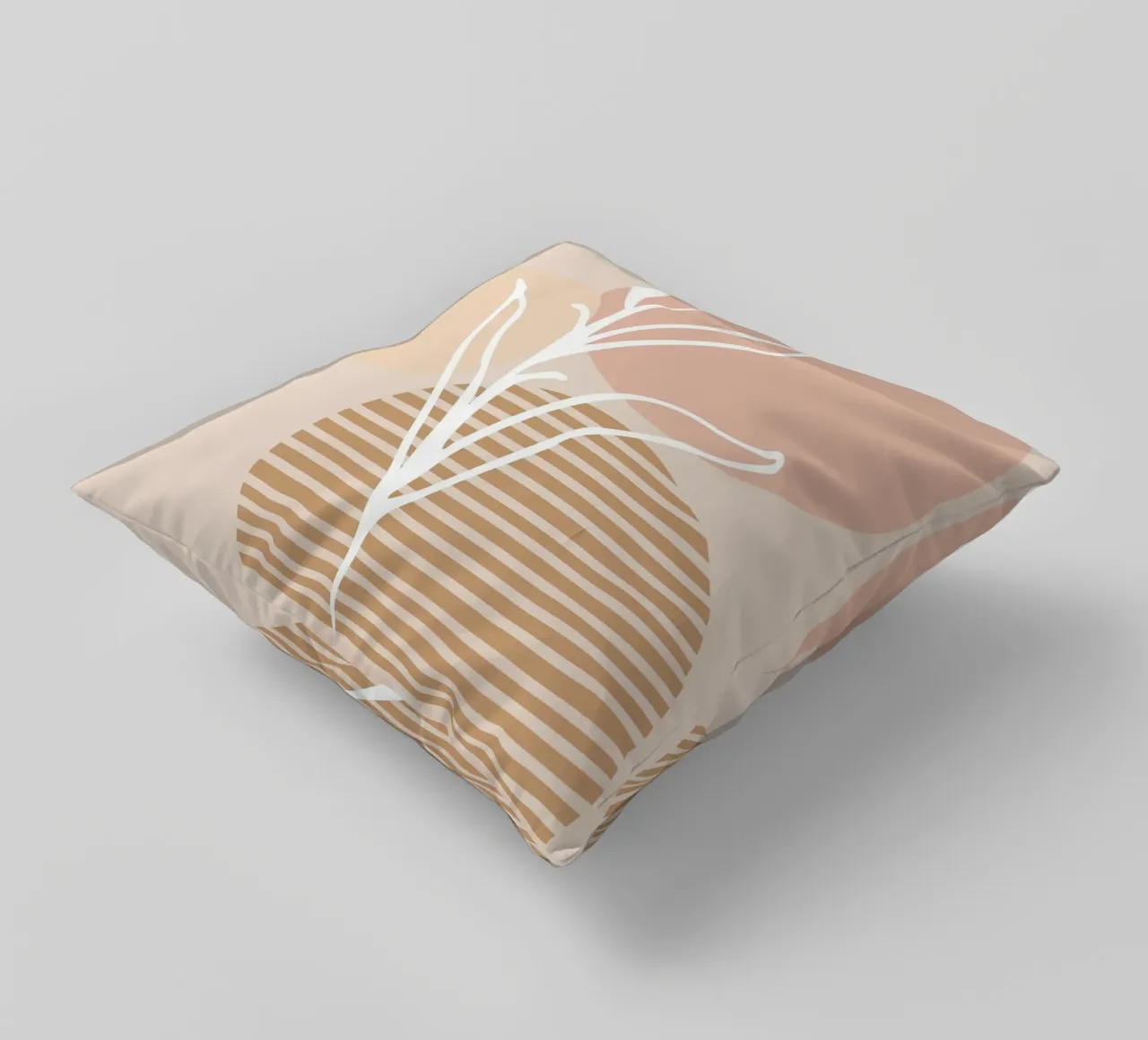 white sheet with even circles cuscino da vintageshop