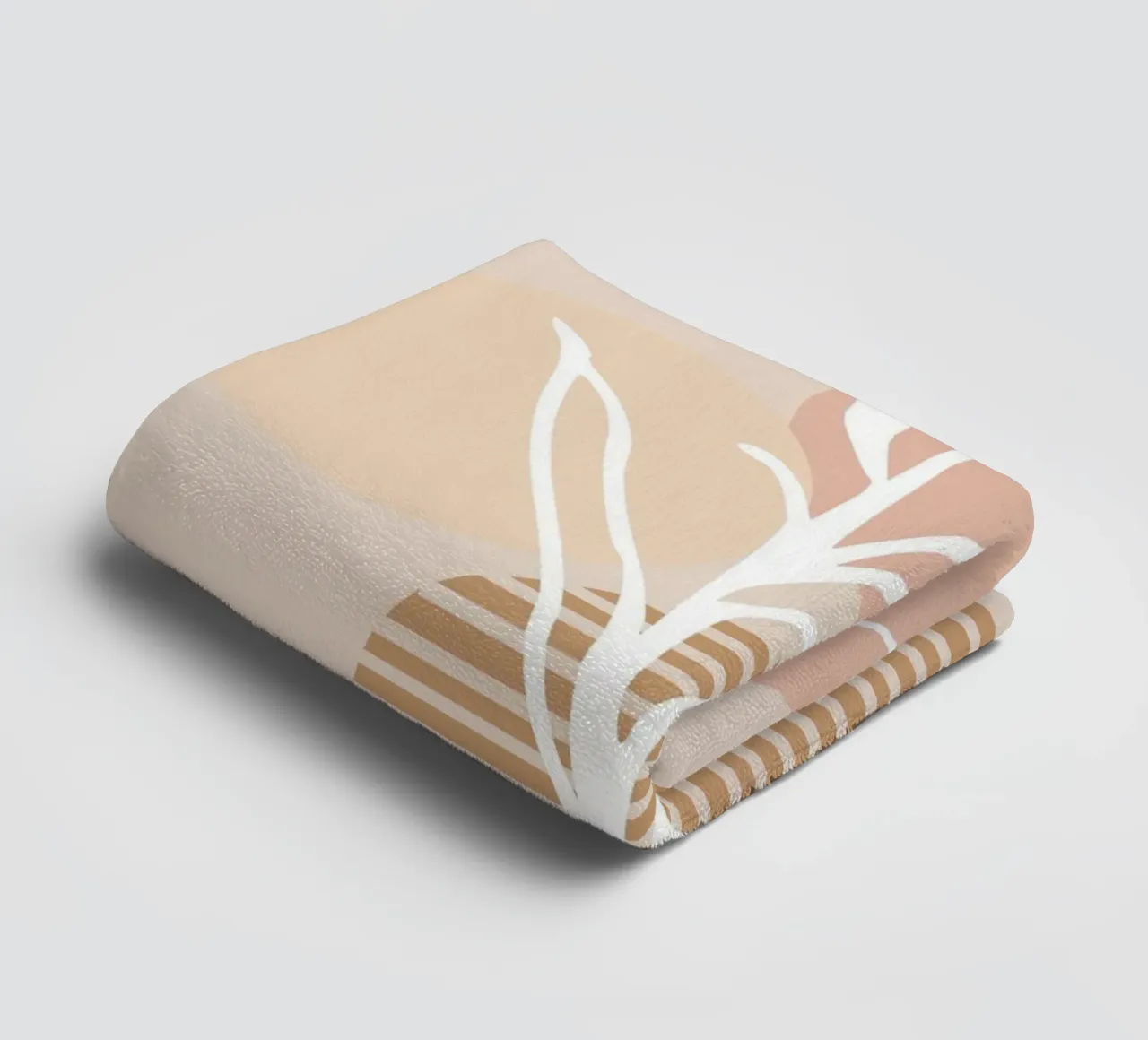 white sheet with even circles asciugamano da bagno da vintageshop