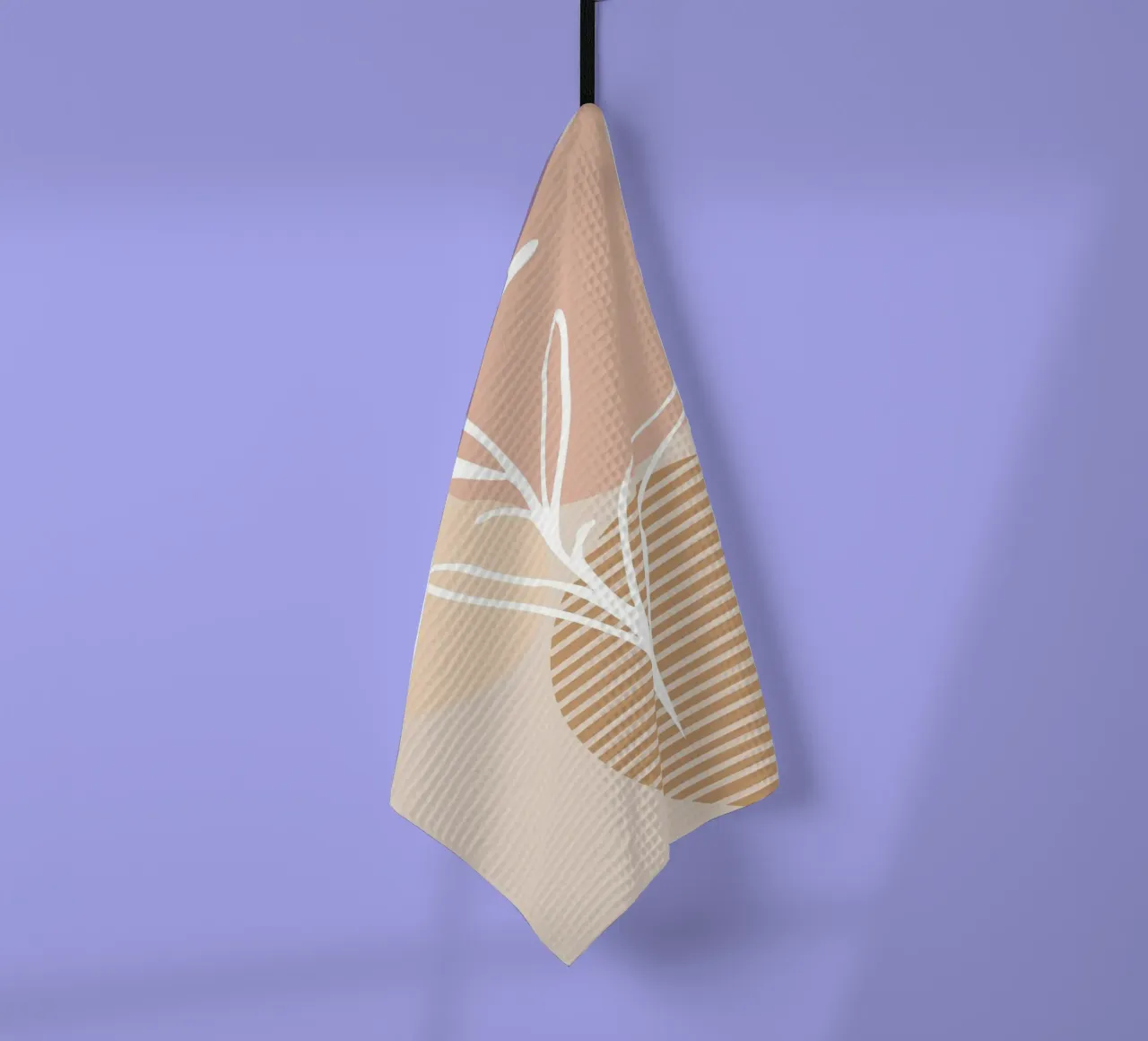 white sheet with even circles canovaccio da cucina da vintageshop