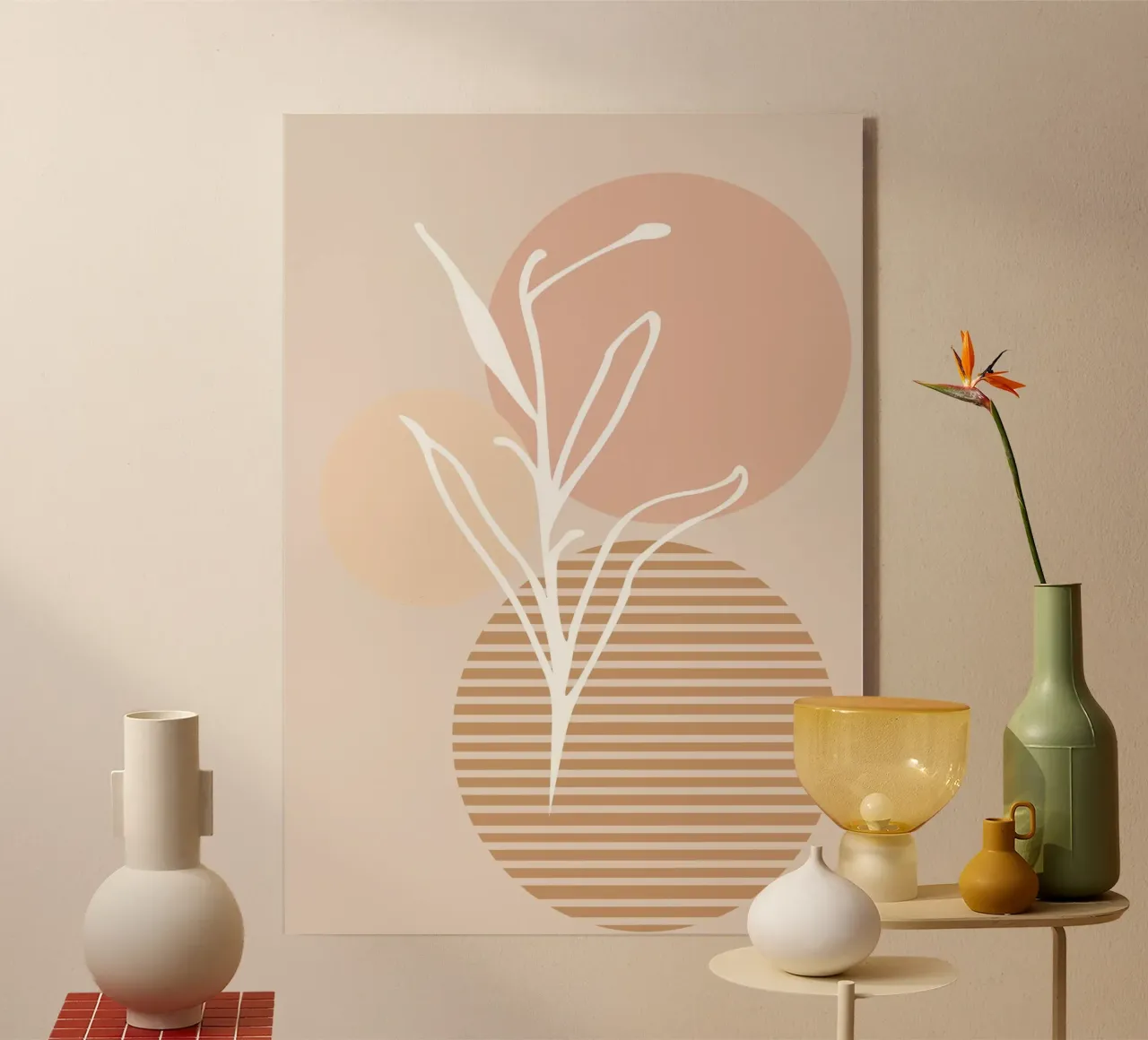 white sheet with even circles plexiglass da vintageshop
