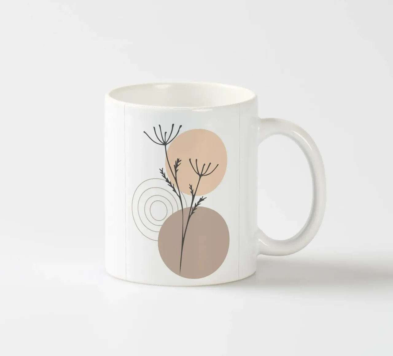 abstract dry branch tazza in ceramica da vintageshop