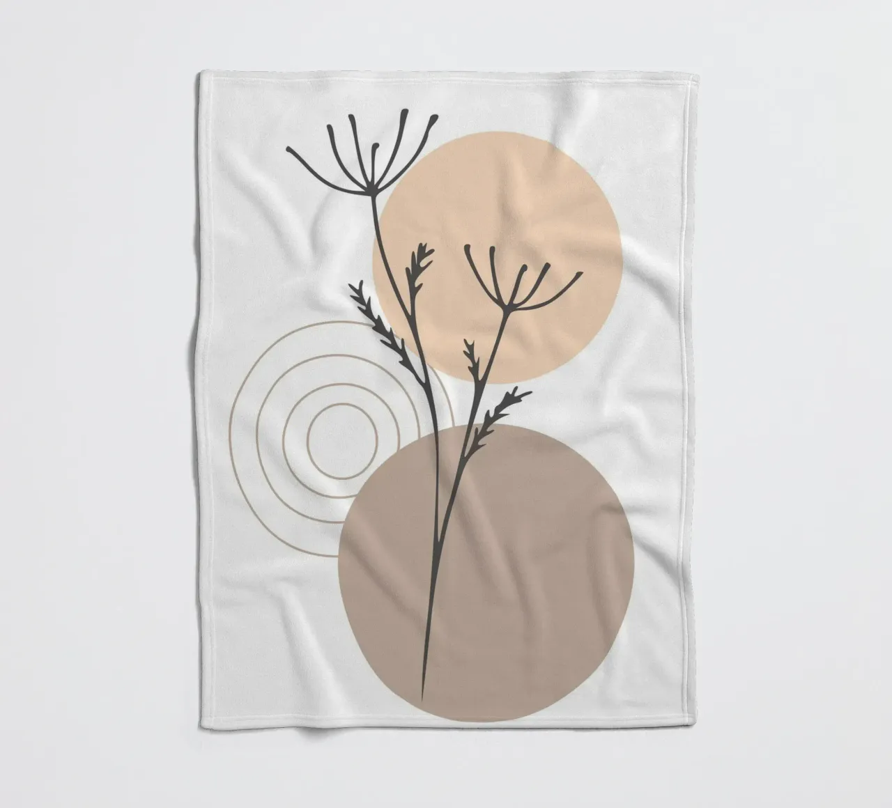 abstract dry branch coperta in pile da vintageshop