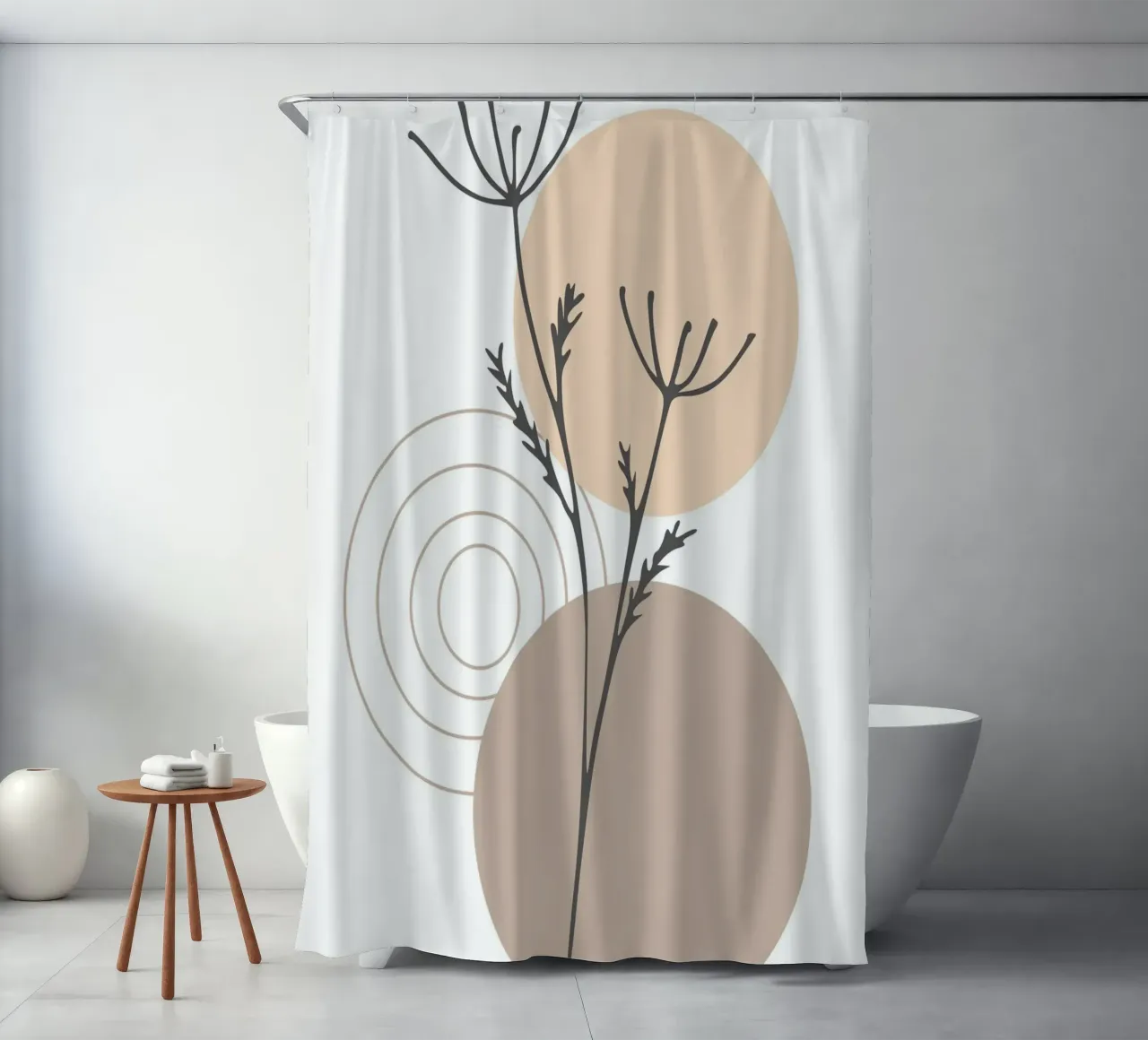 abstract dry branch tenda da doccia da vintageshop