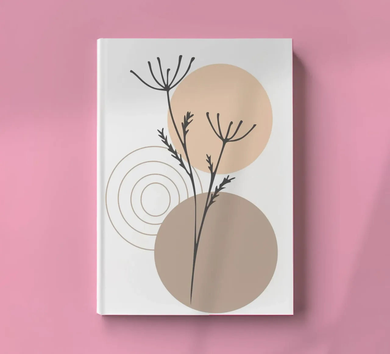 abstract dry branch notebook by vintageshop