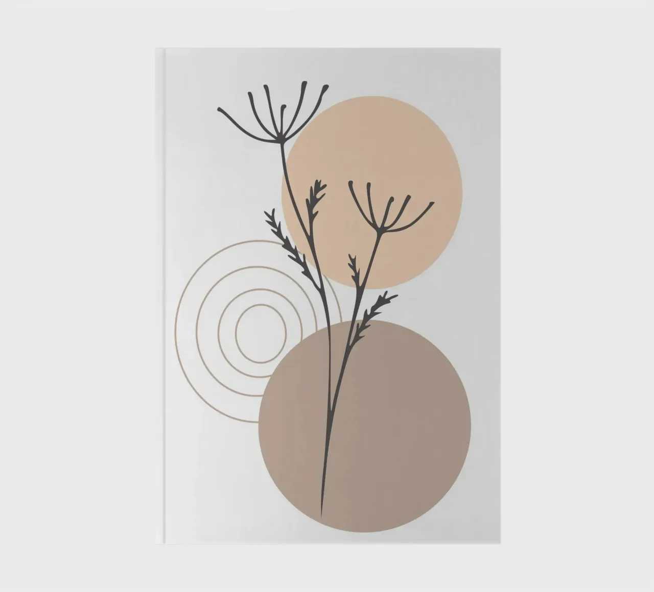 abstract dry branch notebook by vintageshop