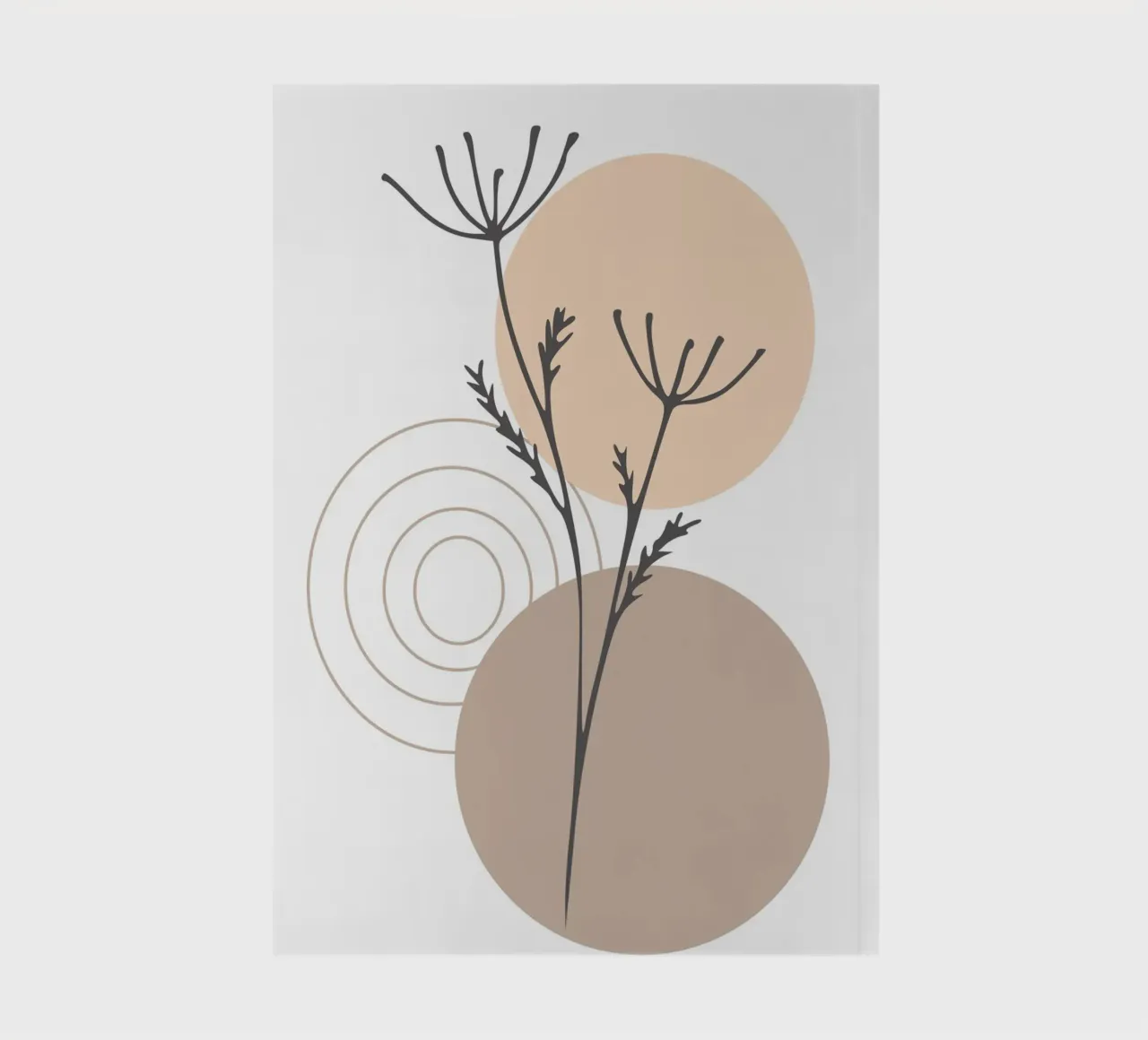 abstract dry branch notebook by vintageshop