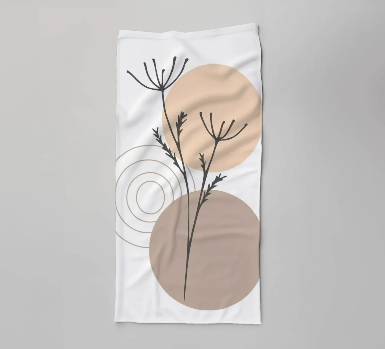abstract dry branch asciugamano da bagno da vintageshop