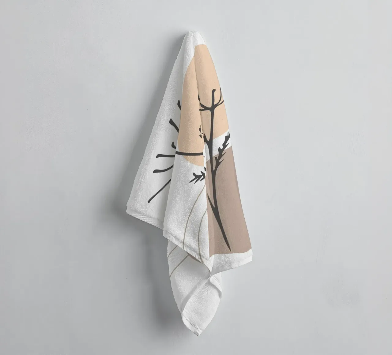 abstract dry branch asciugamano da bagno da vintageshop