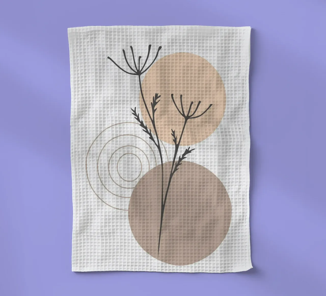 abstract dry branch canovaccio da cucina da vintageshop