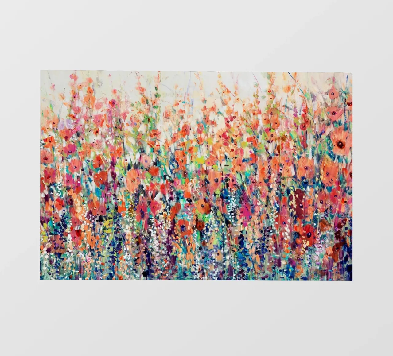 fiori selvatici colorati telo in pvc da Karl Martin