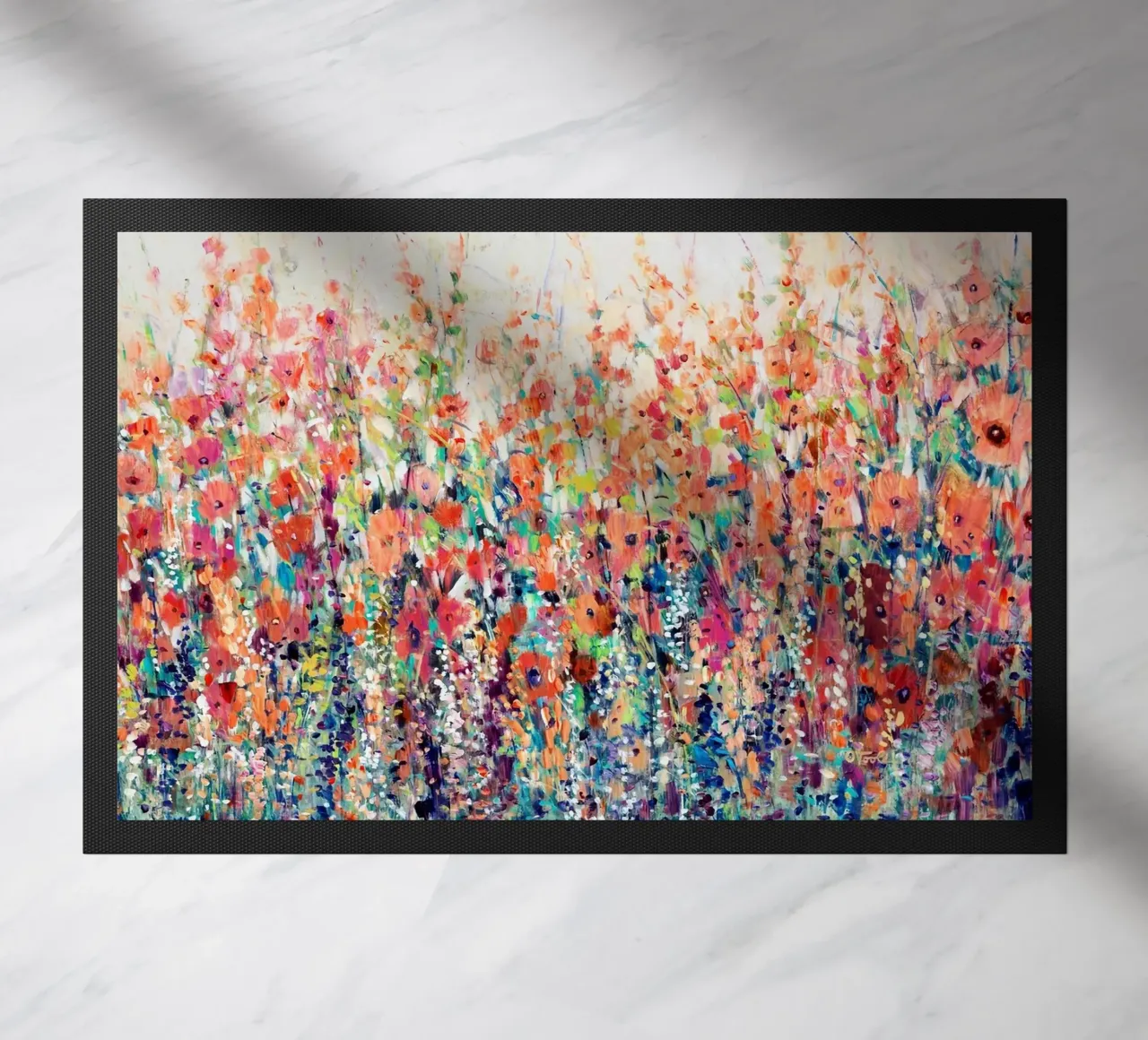 fiori selvatici colorati zerbino da Karl Martin