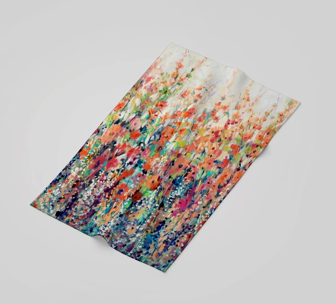 fiori selvatici colorati telo mare da Karl Martin