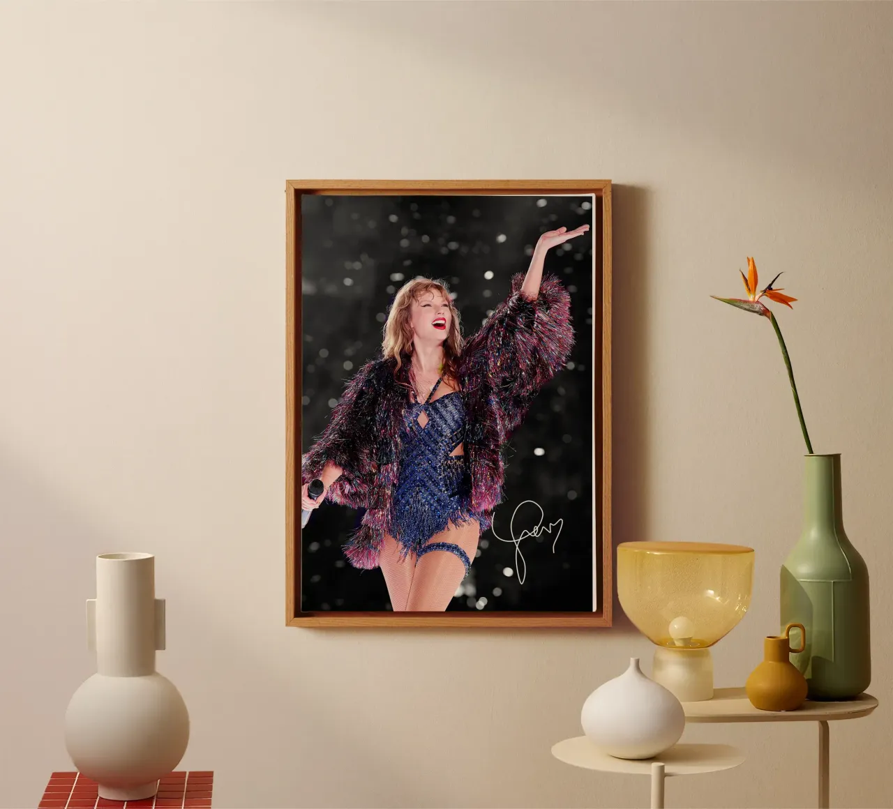 La bellezza di Taylor Swift tela con Cornice a cassetta da shiners