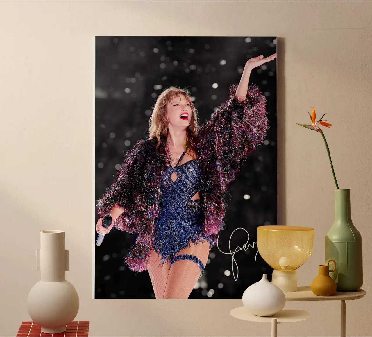 La bellezza di Taylor Swift tela con Cornice a cassetta da shiners