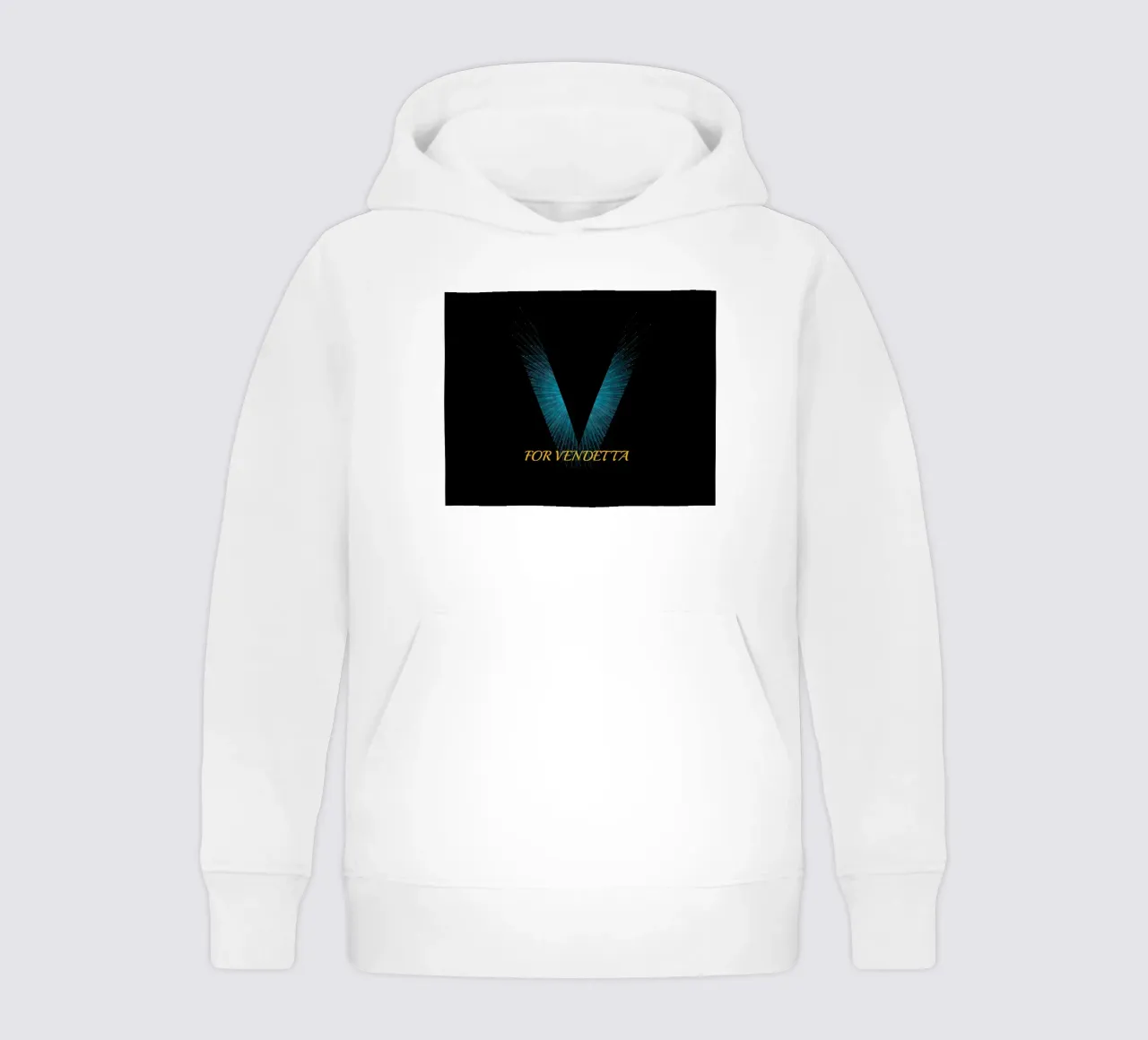 Design di V For Vendetta felpa bambino con cappuccio da Urban Life