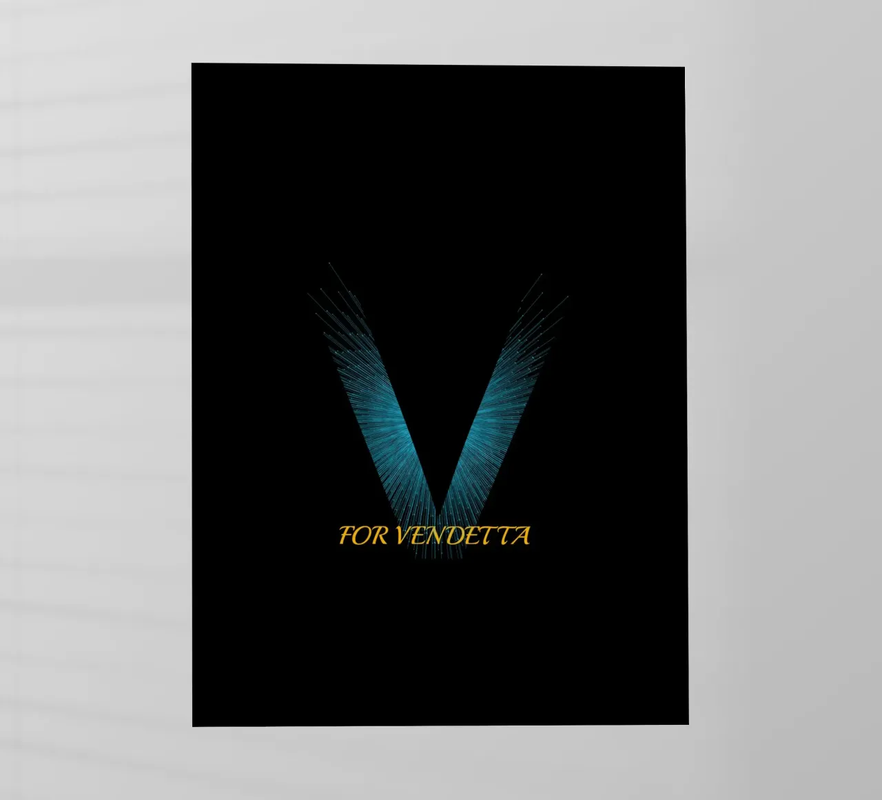 Design di V For Vendetta pellicola backlit da Urban Life