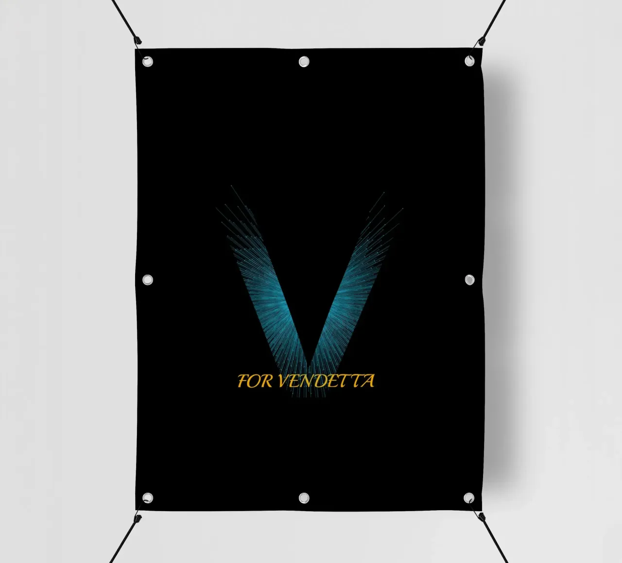 Design di V For Vendetta telo in pvc da Urban Life