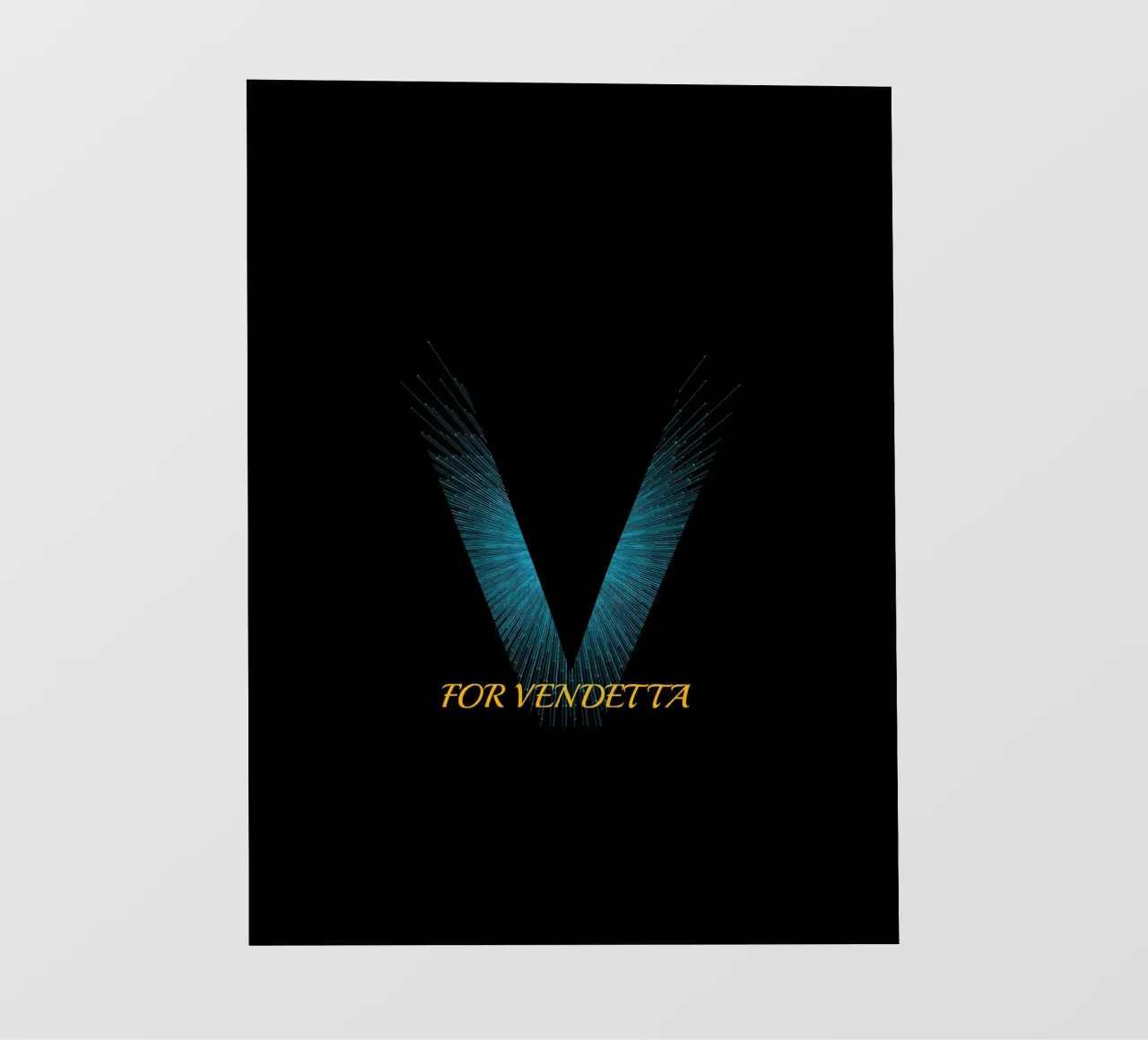 Design di V For Vendetta telo in pvc da Urban Life