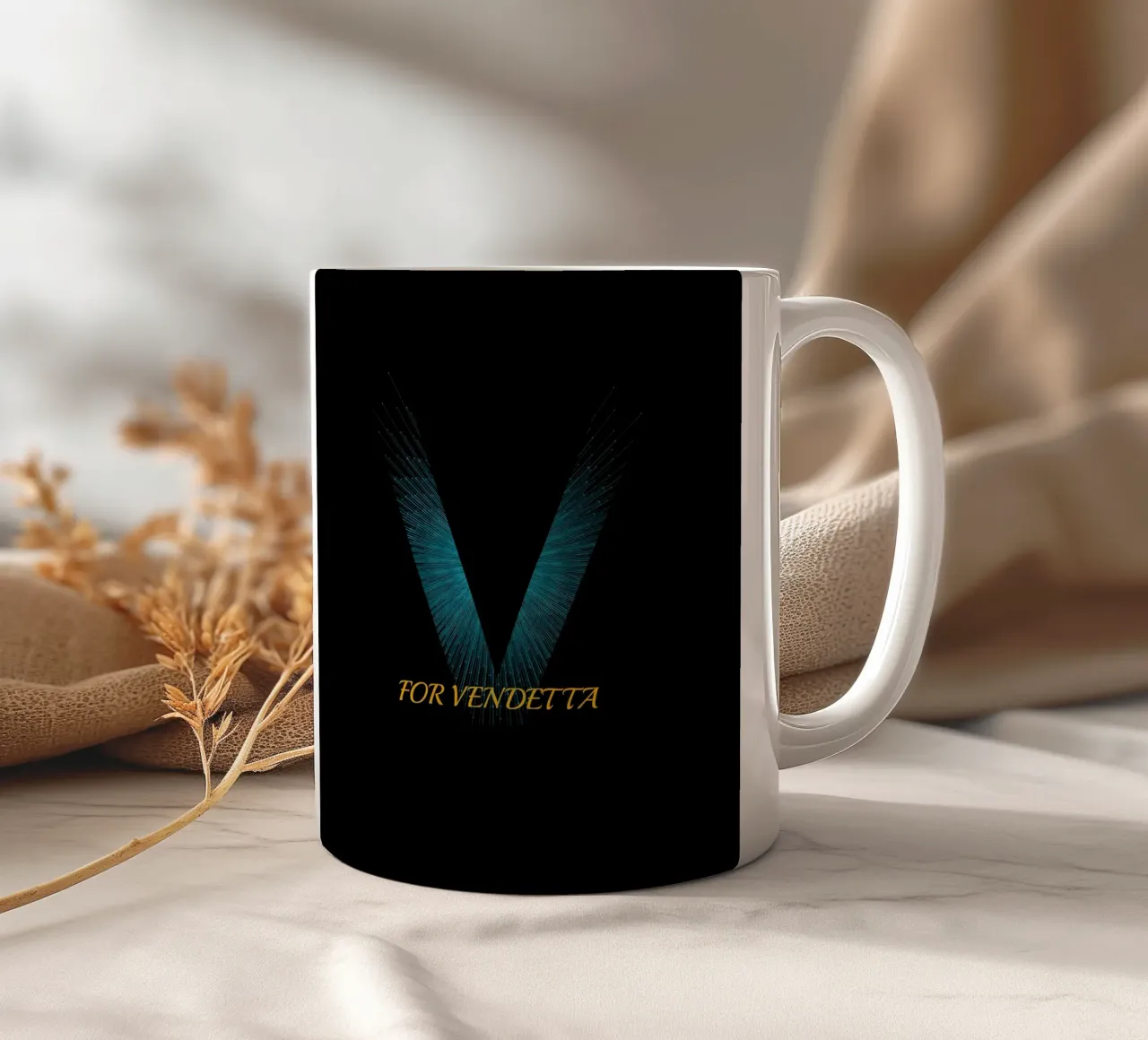 Design di V For Vendetta tazza in ceramica da Urban Life