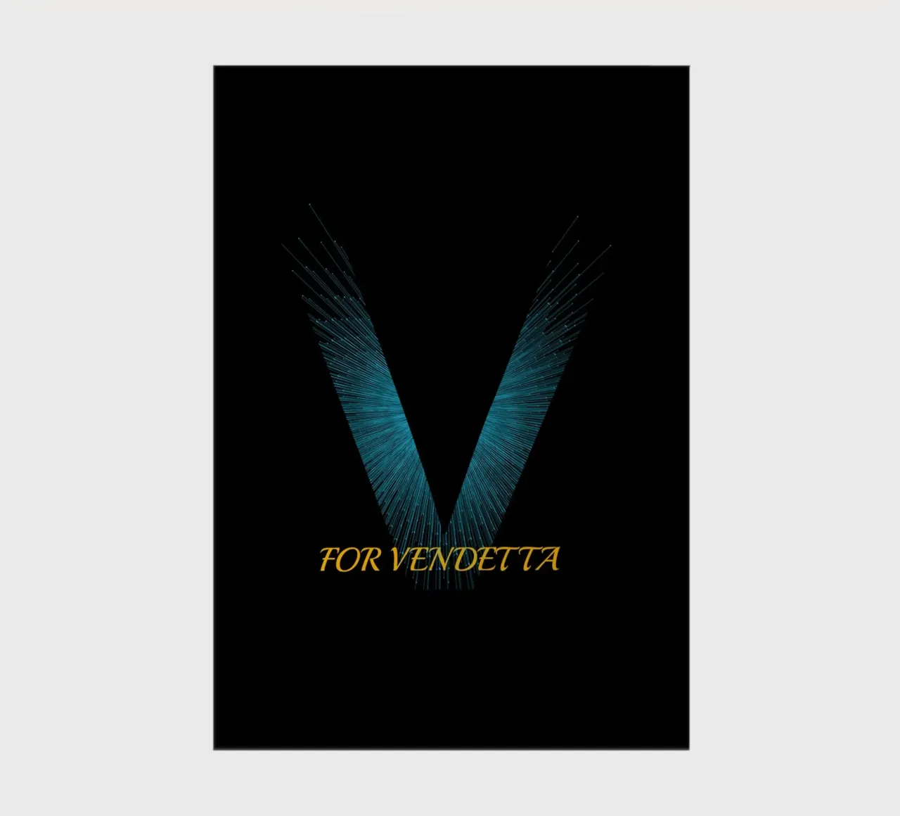 V For Vendetta Design notebook by Urban Life
